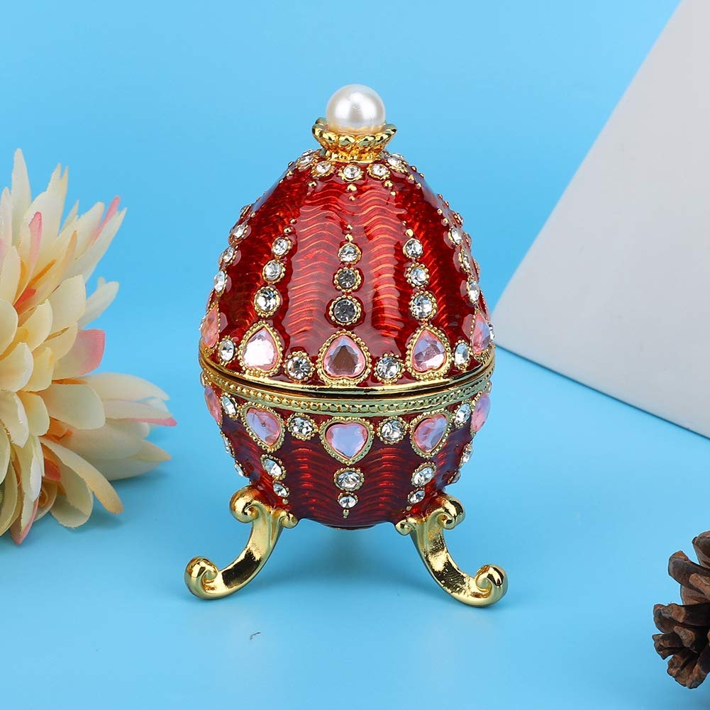 JYKFJ Standing Jewelry Box Organizer - Elegant Display Case for Necklaces, Pendants, Beads & Pearls | Perfect for Bedroom Vanity, Closet Storage & Travel Jewelry Organization