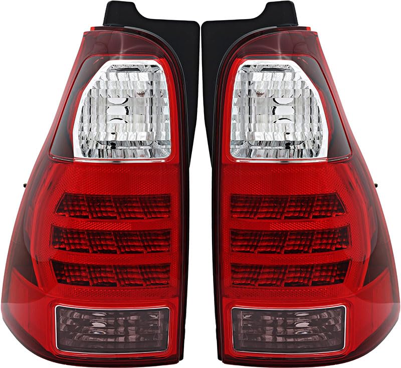 Toyota 4Runner Tail Lights Replacement Set - Driver & Passenger Side (2006-2009 Models) - Perfect for Night Driving & Off-Road Adventures