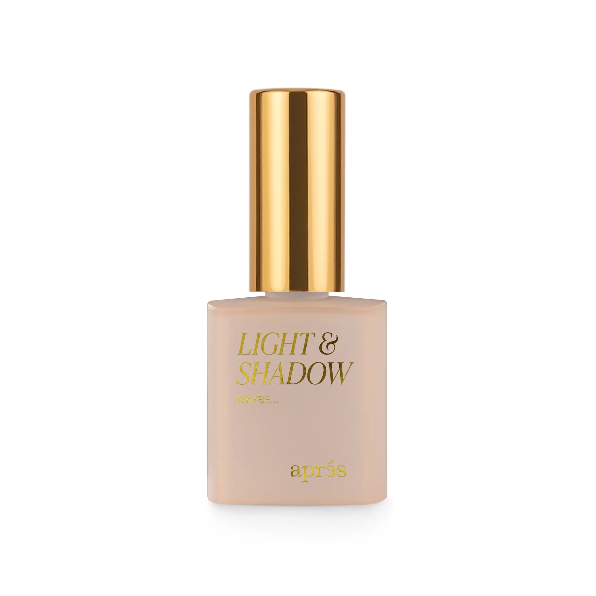 Apres Light & Shadow Sheer Gel Couleur 707 Maybe - Semi-Transparent Nail Polish for Natural Look - Perfect for French Manicure & Everyday Wear