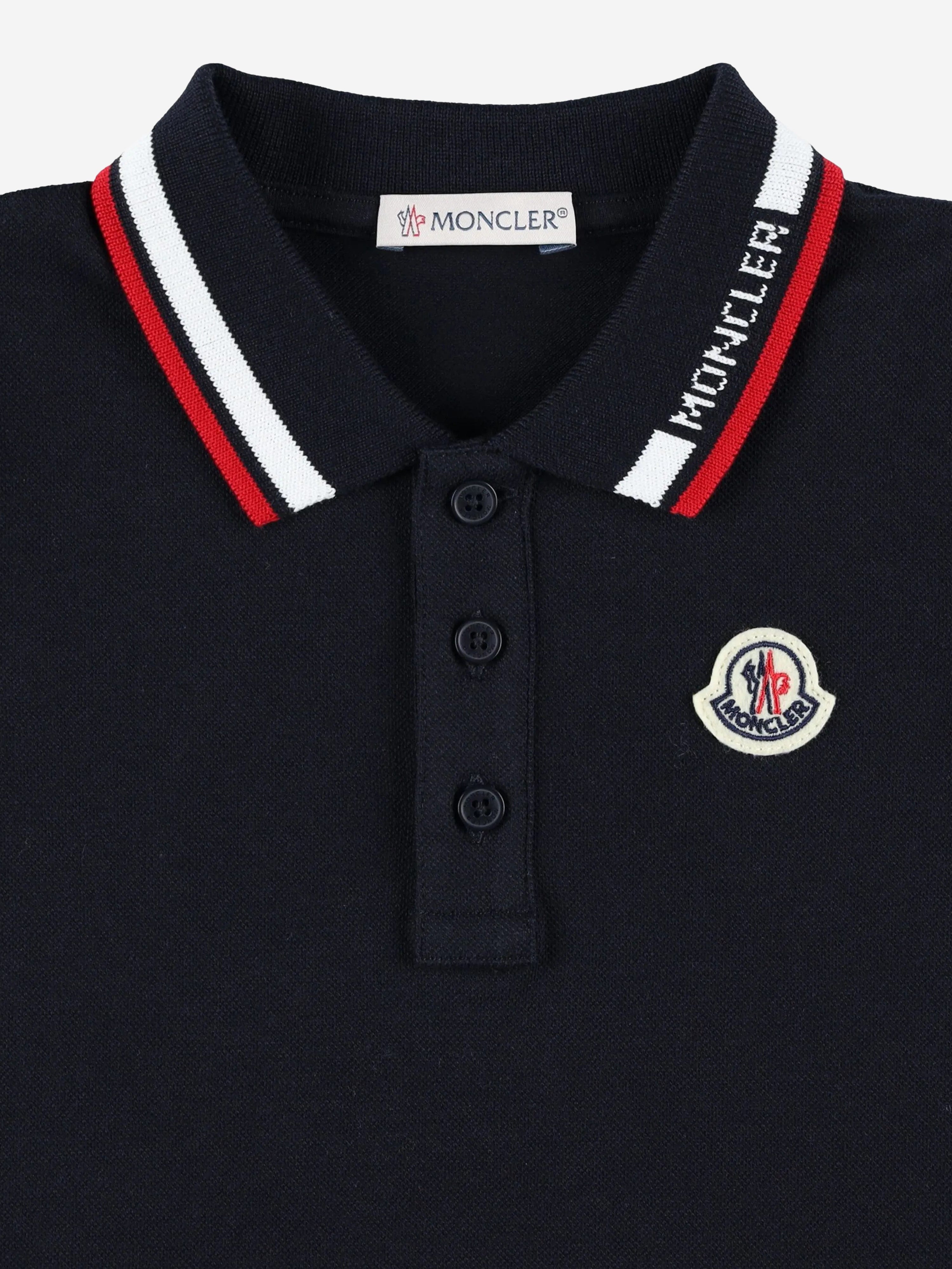 Baby Boys Navy Blue Logo Polo Shirt - Comfortable Cotton Short Sleeve Top for Casual Wear & Special Occasions