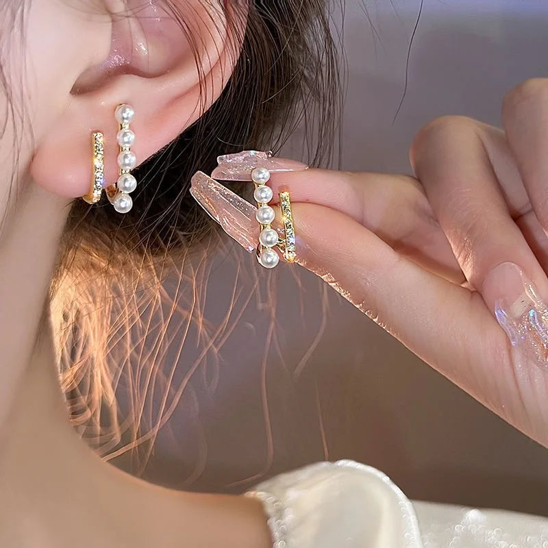 Elegant Heart-Shaped Stud Earrings for Women - Perfect for Valentine's Day, Anniversary & Romantic Date Night Gifts