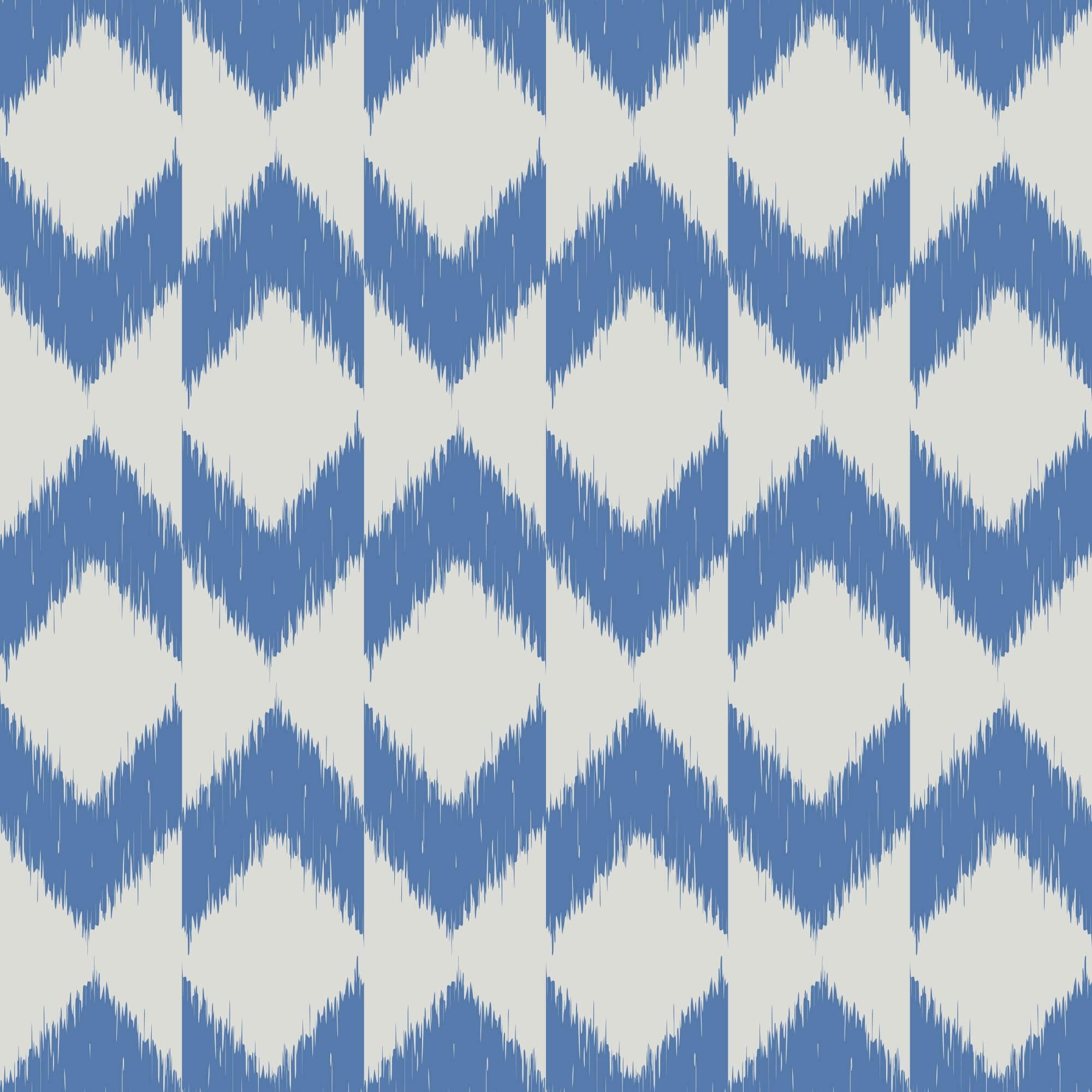 Blue Ikat Geometric Peel and Stick Removable Wallpaper 5475 - Self-Adhesive Wall Decor for Bedroom, Living Room & Nursery - Easy to Install & Remove