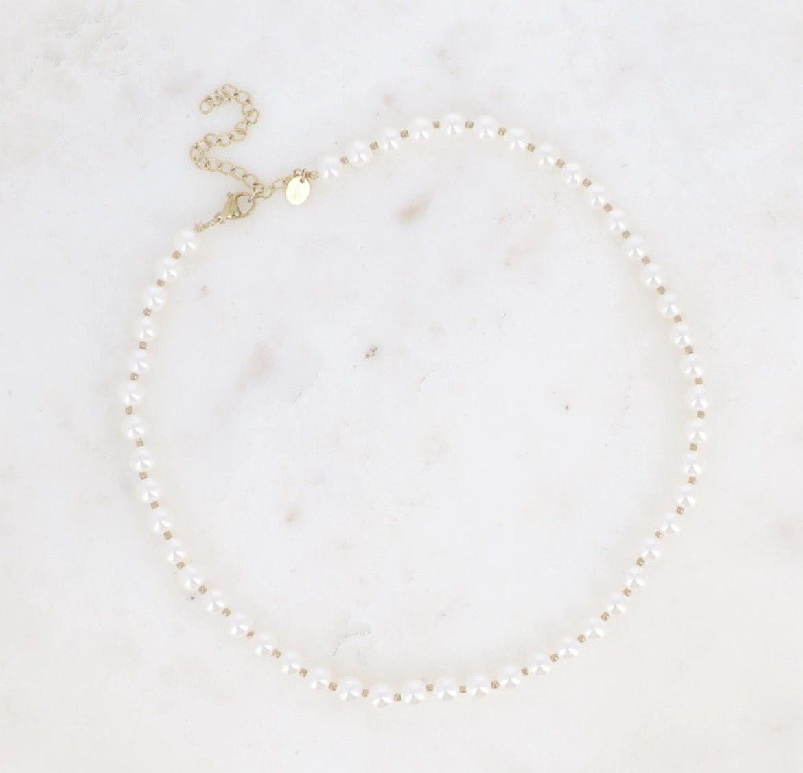 Elegant White Pearl Necklace for Women - Classic Copole Design for Weddings, Parties & Special Occasions