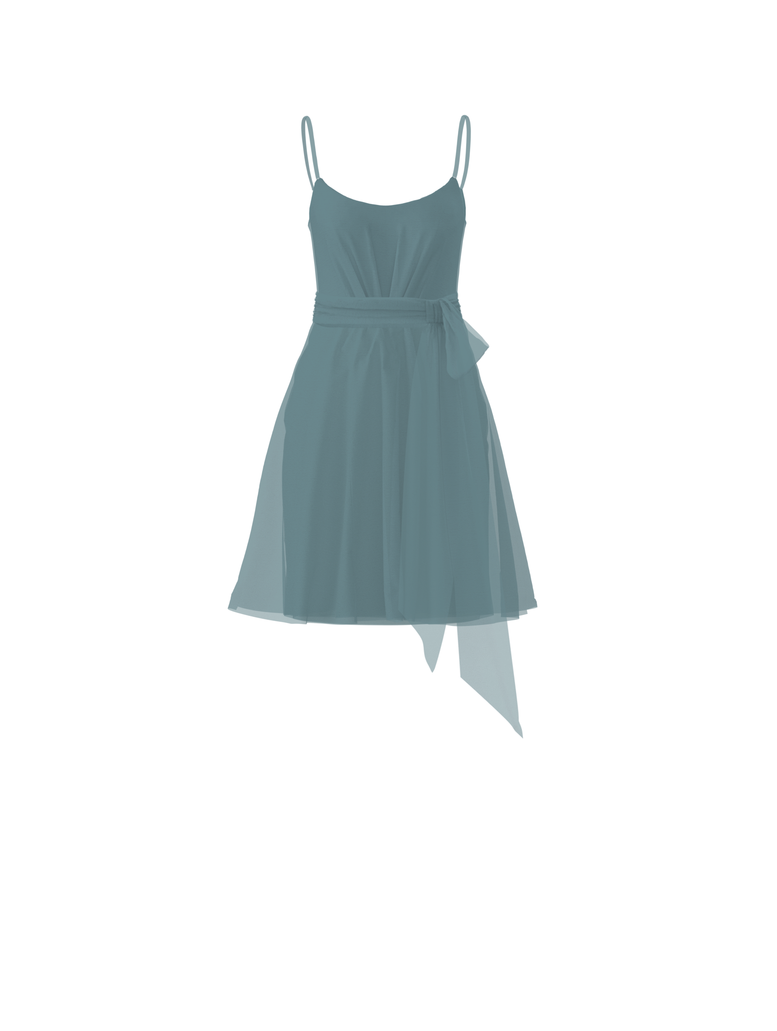 Campbell Bodice & Carla Skirt Set with Teal Sash Belt - Perfect for Vintage-Inspired Outfits and Special Occasions