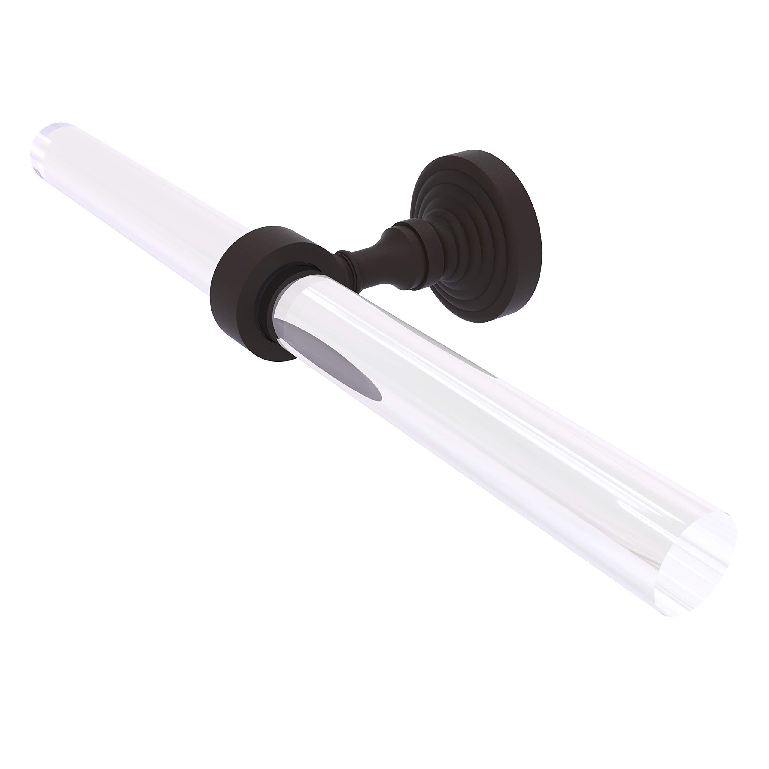 Allied Brass PG-HTB-2-ORB 2-Arm Guest Towel Holder Oil Rubbed Bronze - Pacific Grove Collection - Perfect for Bathroom, Powder Room & Guest Room Towel Organization