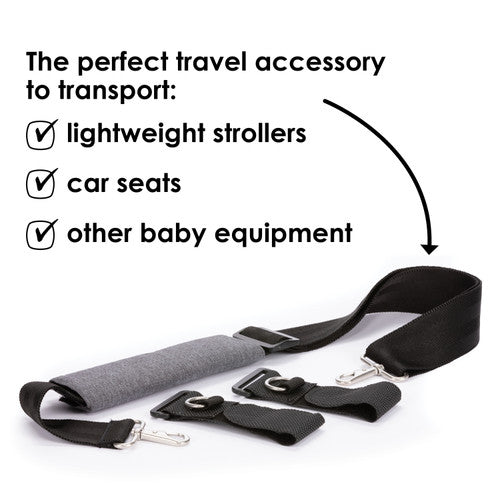Diono Universal Carry Strap - Adjustable Shoulder Strap for Car Seats, Strollers & Travel Accessories | Perfect for Parents On-The-Go