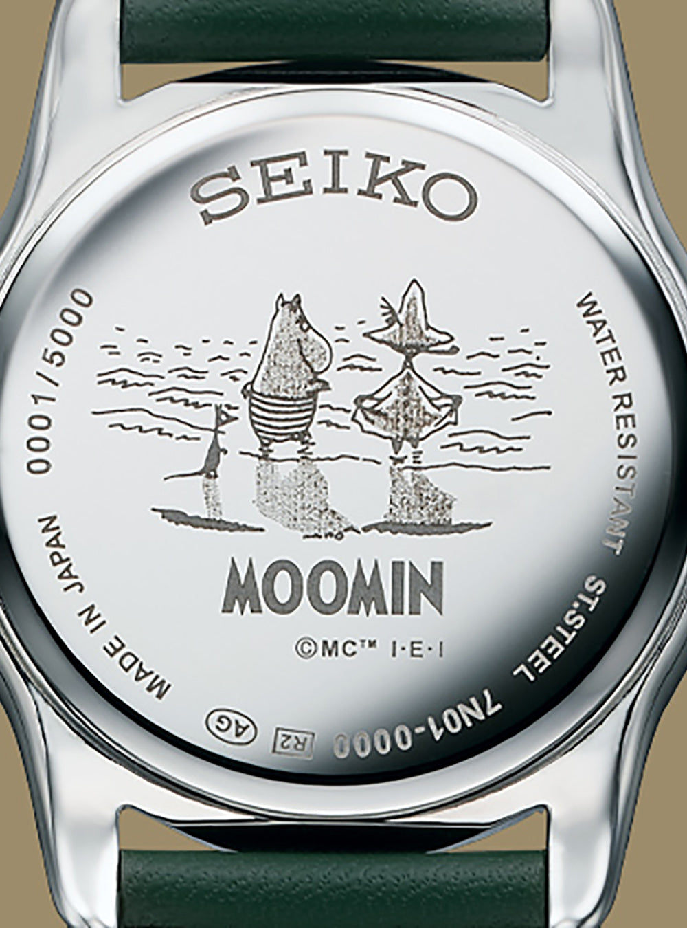 SEIKO x Moomin Limited Edition Snufkin Watch - Japan Made JDM Automatic Timepiece for Collectors & Anime Fans | Perfect Gift for Watch Enthusiasts & Moomin Lovers