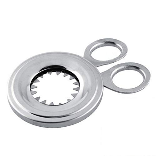 YARNOW Stainless Steel Egg Scissors - Egg Cutter, Boiled Egg Topper & Shell Opener - Kitchen Gadget for Perfectly Slicing Hard Boiled Eggs - Ideal for Breakfast, Salads & Meal Prep
