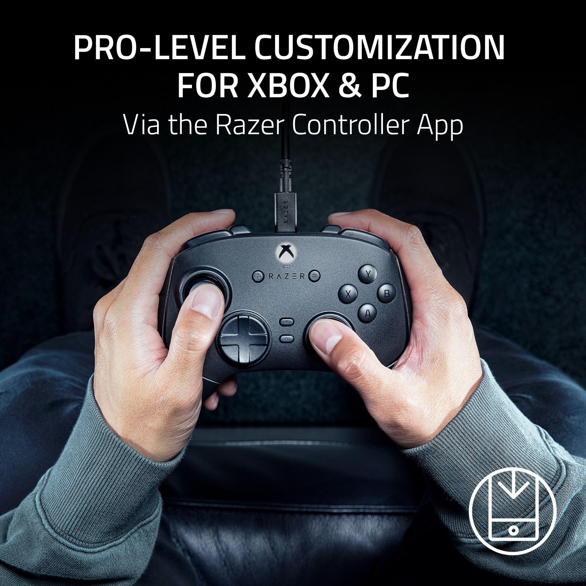 Razer Wolverine V3 Tournament Edition Wired Gaming Controller for Xbox Series X|S, Xbox One & Windows PC - 6 Remappable Buttons, Fast Triggers, USB-C Cable - Wired Tournament Mode - Black - Perfect for Competitive Gaming, Esports & PC Gaming Sessions