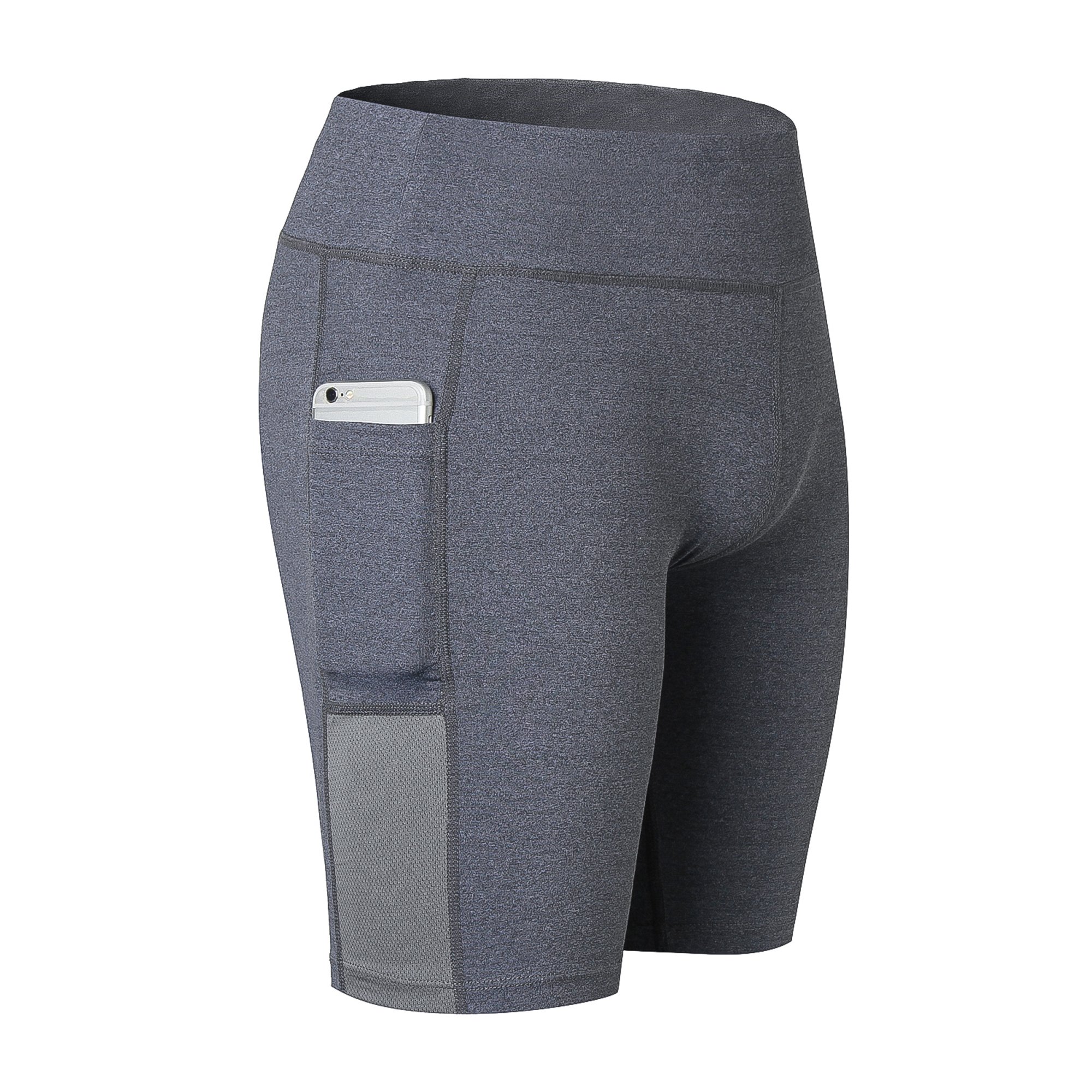 High-Performance Women's Compression Bike Shorts - Breathable Yoga Activewear for Cycling, Workout, Gym & Running - Perfect for Spinning Class, HIIT Training and Outdoor Activities
