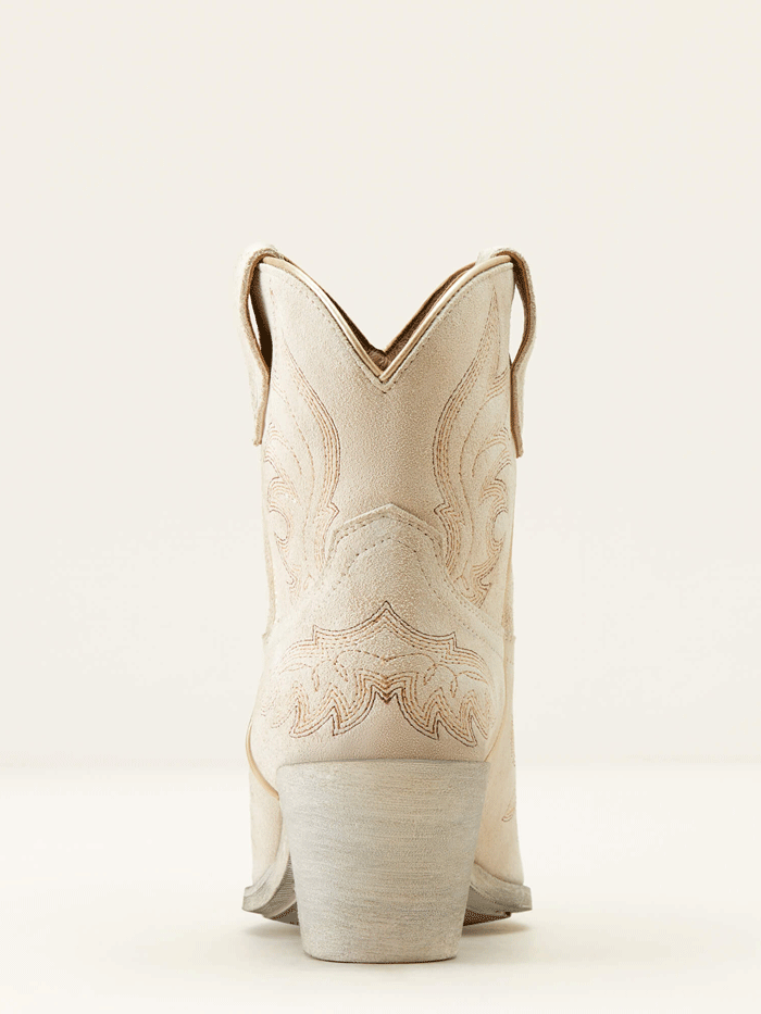 Ariat Women's Chandler Western Boot in Cloud White Suede - Perfect for Country Dancing, Rodeos & Western Fashion Outfits