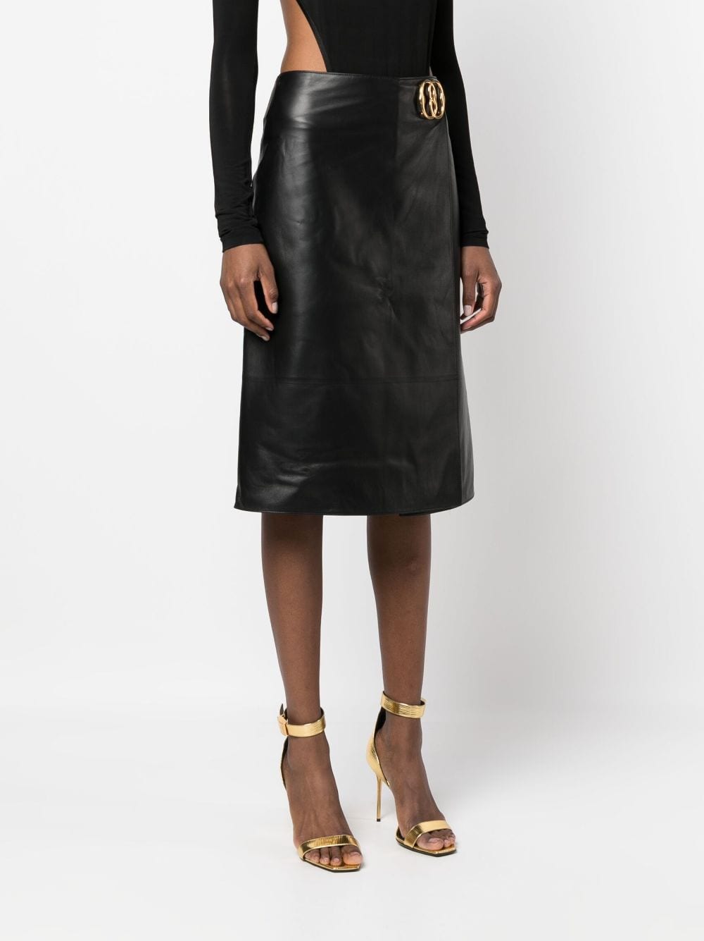 Bally Women's Black Skirt - Stylish & Elegant for Office, Party & Casual Wear