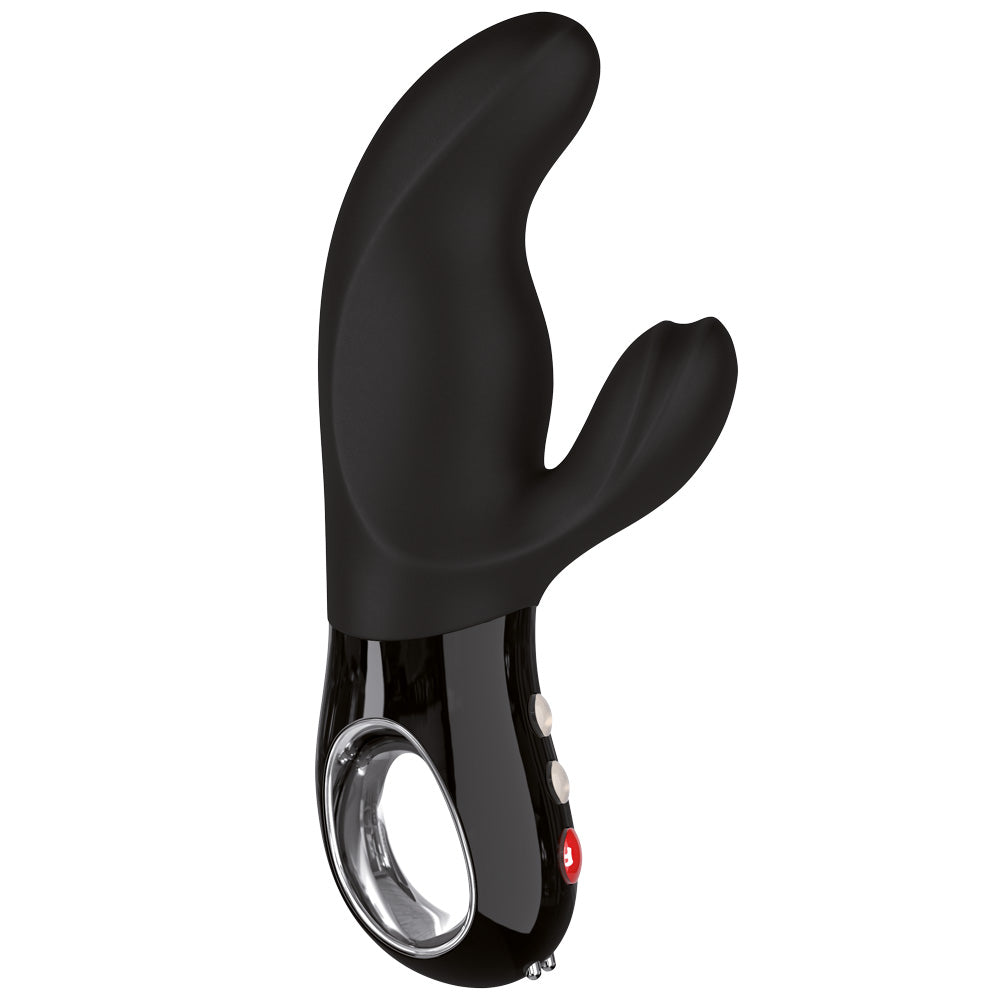 Fun Factory Miss Bi Black Line Dual Vibrator - Powerful G-Spot & Clitoral Stimulator for Women - Perfect for Solo Play & Couples Intimacy