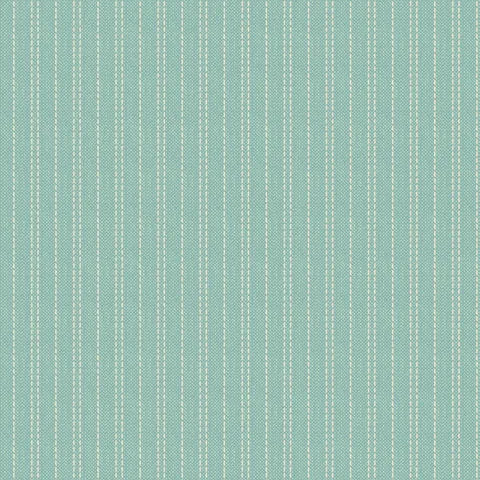 Tilda Spring & Easter Pastels Seamstripe Teal Fabric - 160060 - Perfect for DIY Easter Decorations, Quilting & Seasonal Crafting