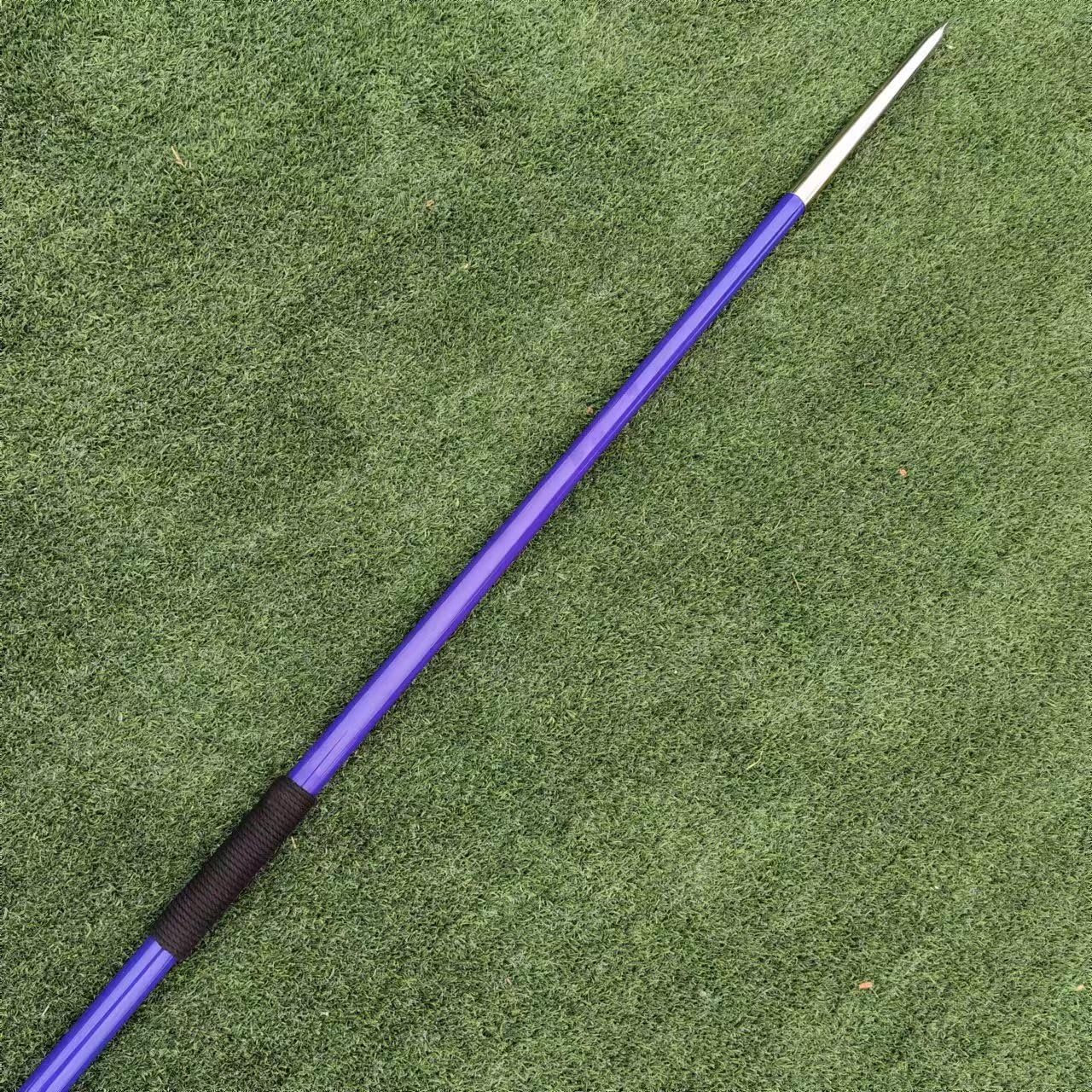 Mountainsports Training Javelin 1000g - Heavy Weight Javelin Throw Stick for Track & Field Athletes - Purple Competition Javelin for Strength Training & Sports Practice