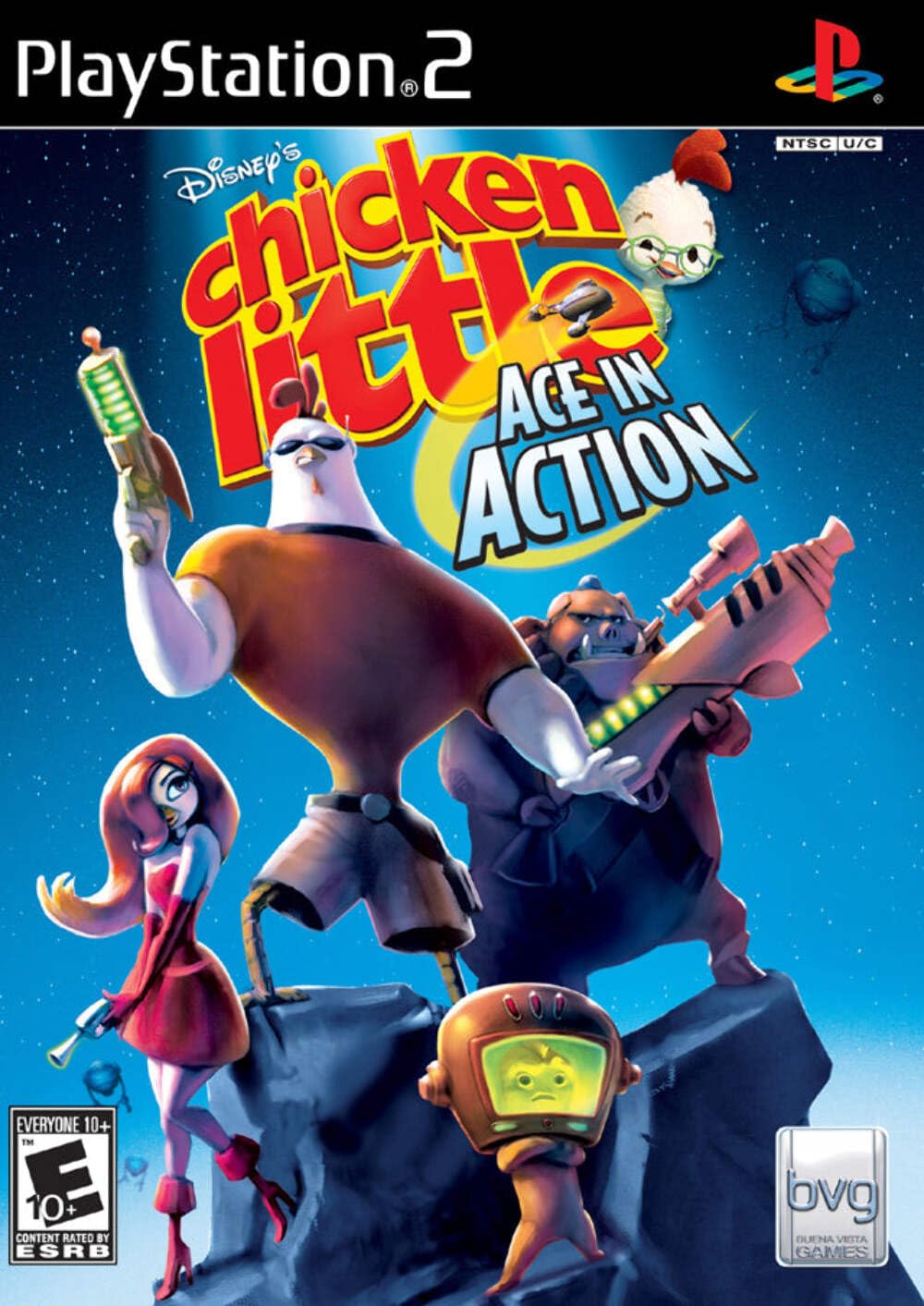Disney's Chicken Little: Ace in Action - PS2 Game for PlayStation 2 - Fun Adventure Game for Kids & Families - Perfect for Birthday Gifts & Family Game Nights