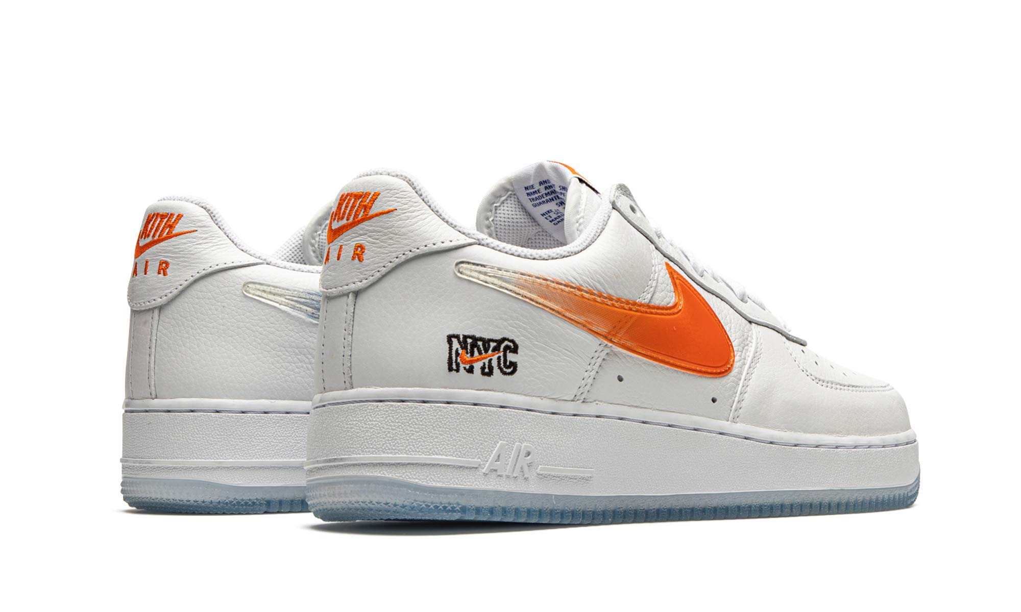 Nike Men's Air Force 1 Low Kith Sneakers - Orange Cz7928-100 - Casual & Streetwear Shoes for Everyday Comfort & Style