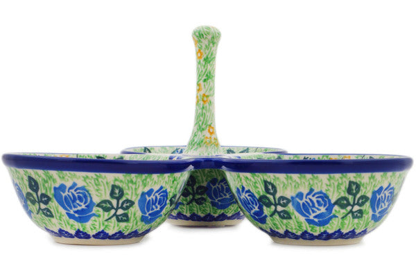 10-Piece Condiment Dish Set - Elegant English Rose Design - Perfect for Dining, Entertaining, and Kitchen Organization