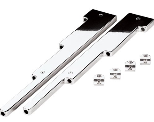 Billet Specialties 69529 Polished Wire Loom Kit - Compatible with SB/BB Chevy & Ford - Spark Plug Wire Management for High-Performance Engines - Perfect for Car Shows, Racing & Engine Upgrades
