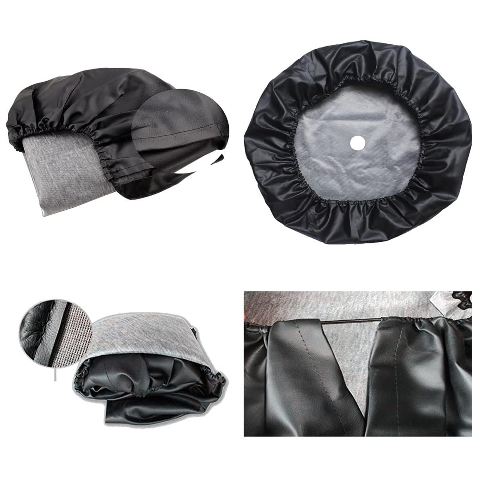Retro American Flag Spare Tire Cover with Backup Camera Hole - Genuine Leather Wheel Cover for Jeep Wrangler JL - Waterproof & UV Resistant for Off-Road Adventures & Camping Trips