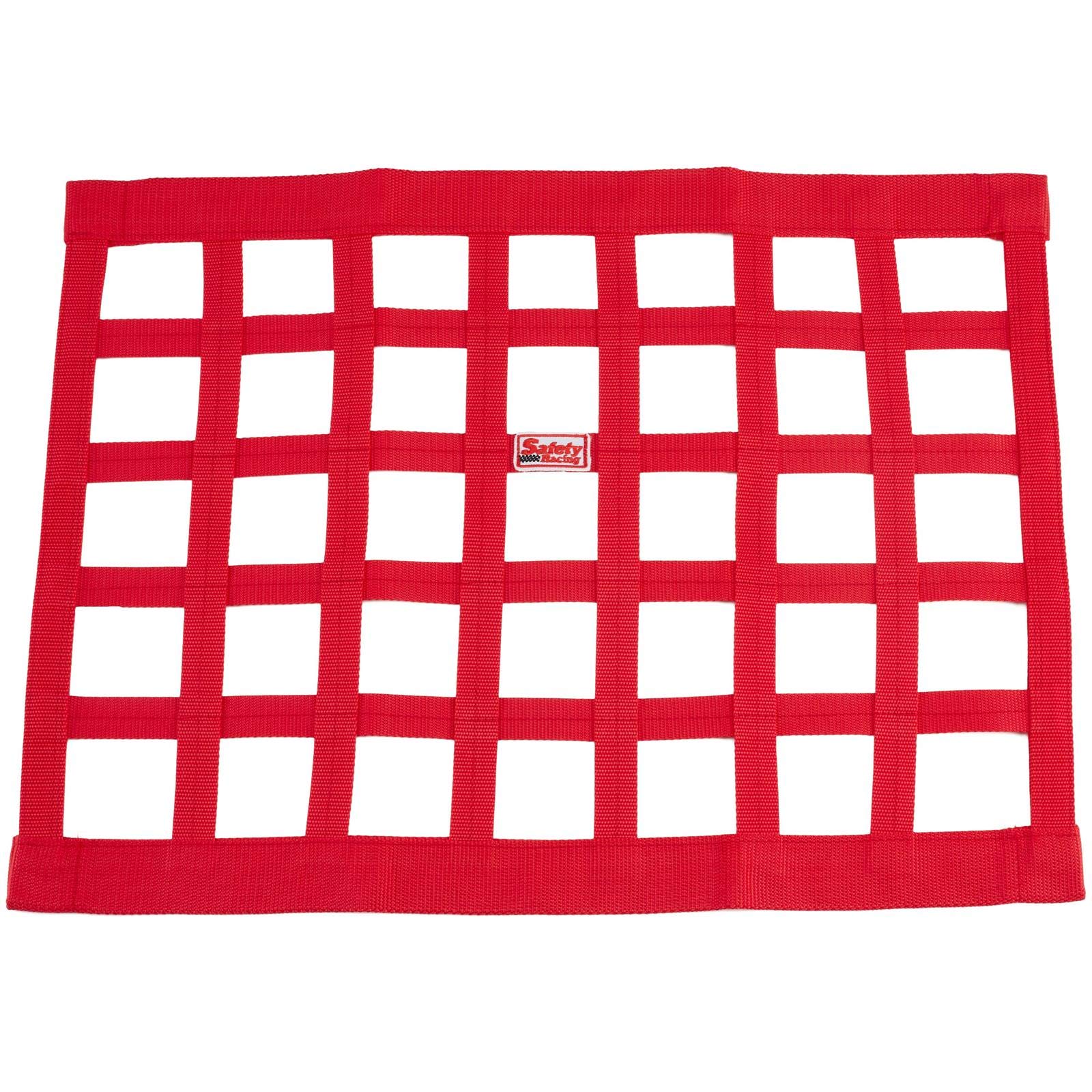 Speedway Ribbon Style Window Screen Net with Installation Kit - Red | UV Protection & Bug Barrier for Home, Office, and RV Windows