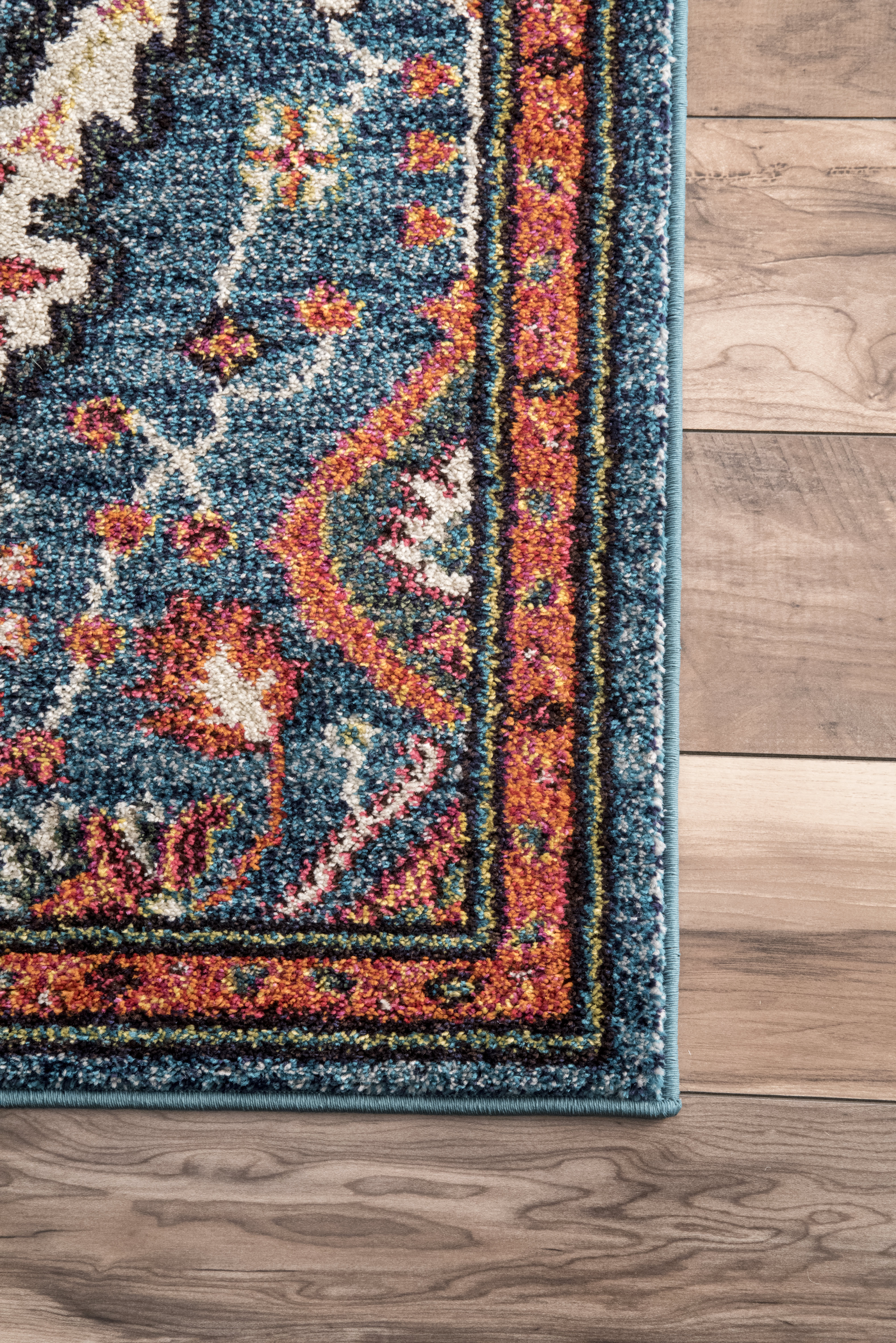 Luxury Diamond Drops Area Rug - Vibrant Multicolor Bohemian Style Handwoven Carpet for Living Room, Bedroom & Home Decor