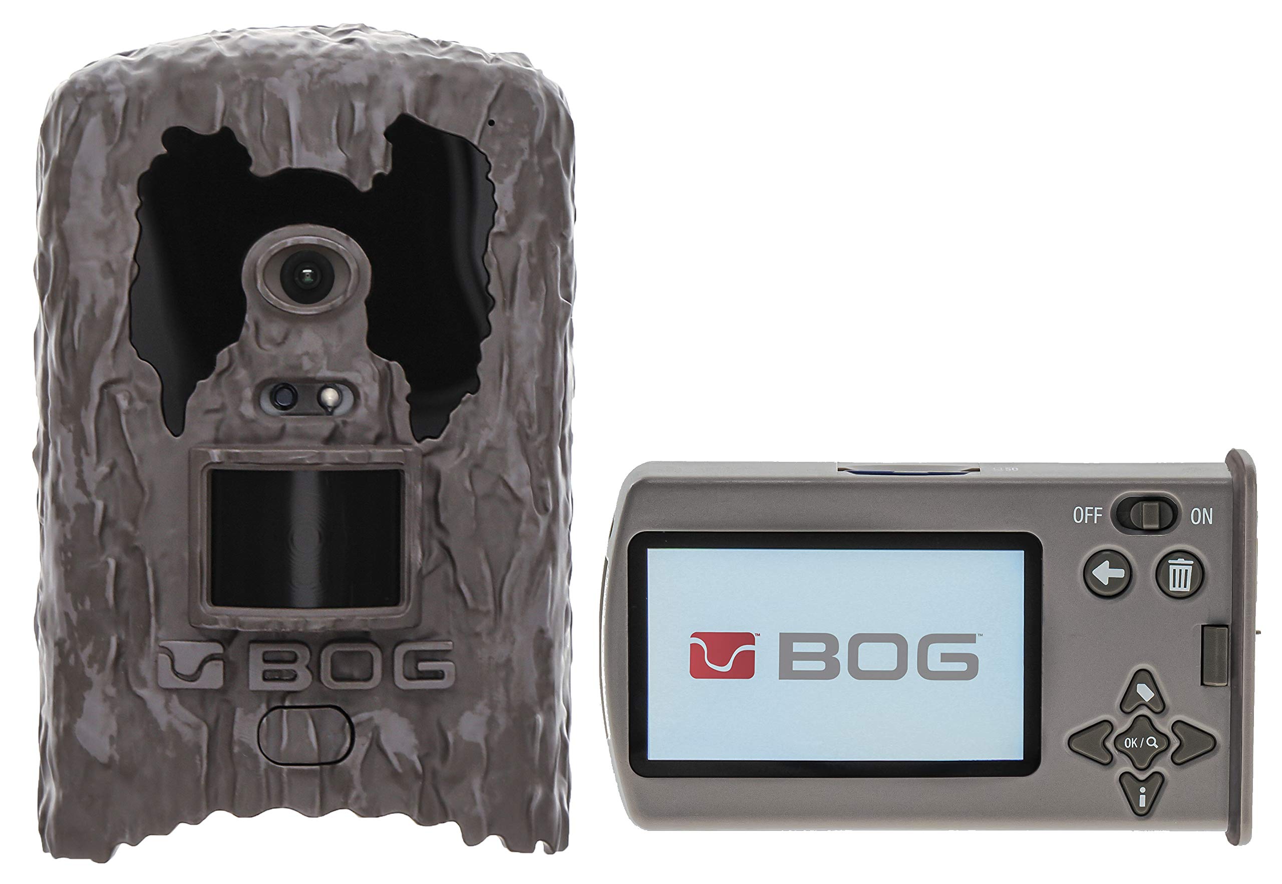 BOG Blood Moon Infrared 22MP & Clandestine Invisible Flash 18MP Trail Camera with Removable LCD Screen - Low Glow Night Vision, HD Video for Hunting, Wildlife Monitoring, Home Security & Outdoor Surveillance | Perfect for Deer Hunting, Property Protection & Nature Observation