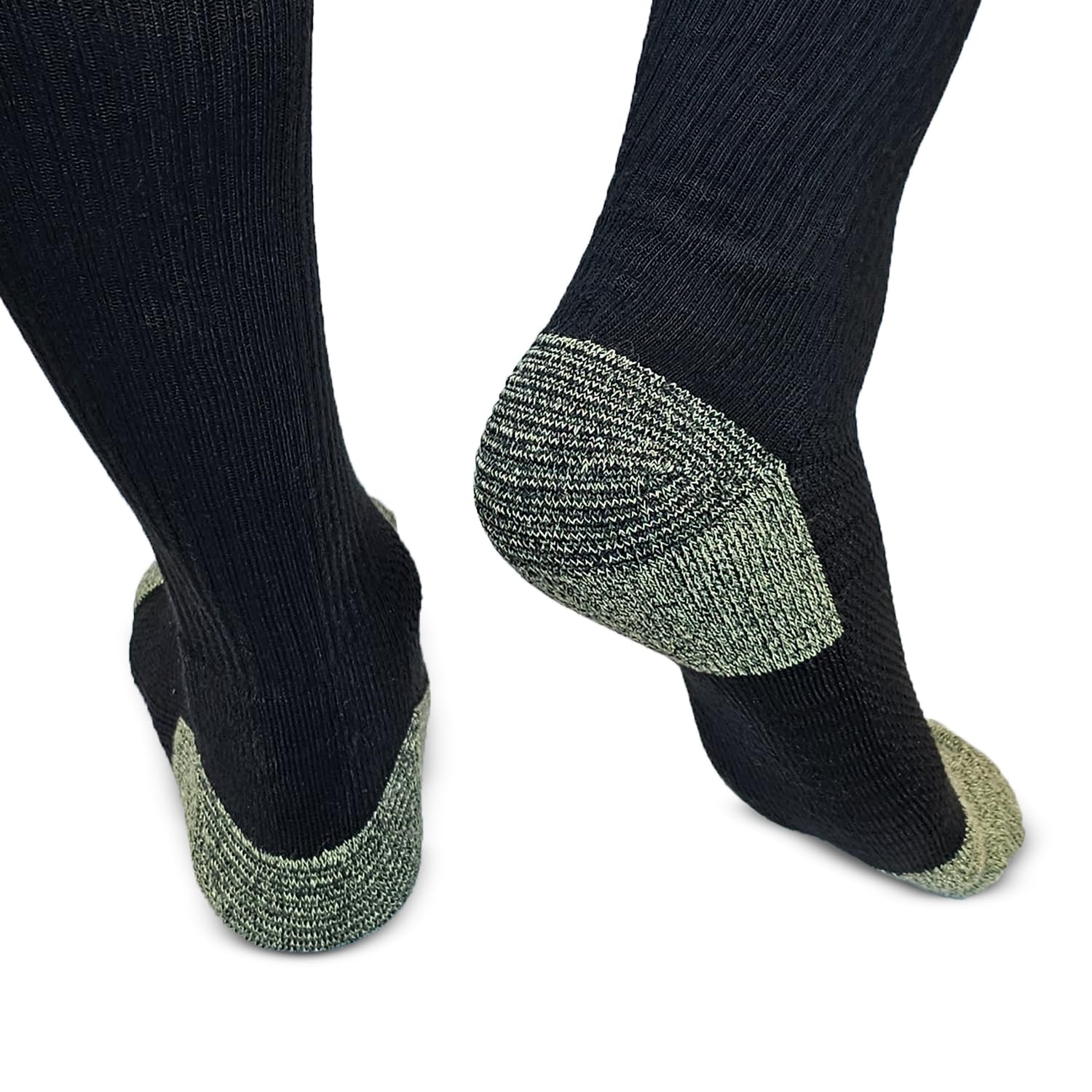 Doctor's Choice Men's Work Compression Socks 3-Pack - Breathable Support Socks for Boots & Heavy Duty Jobs | Ideal for Construction, Nursing & Long Shifts