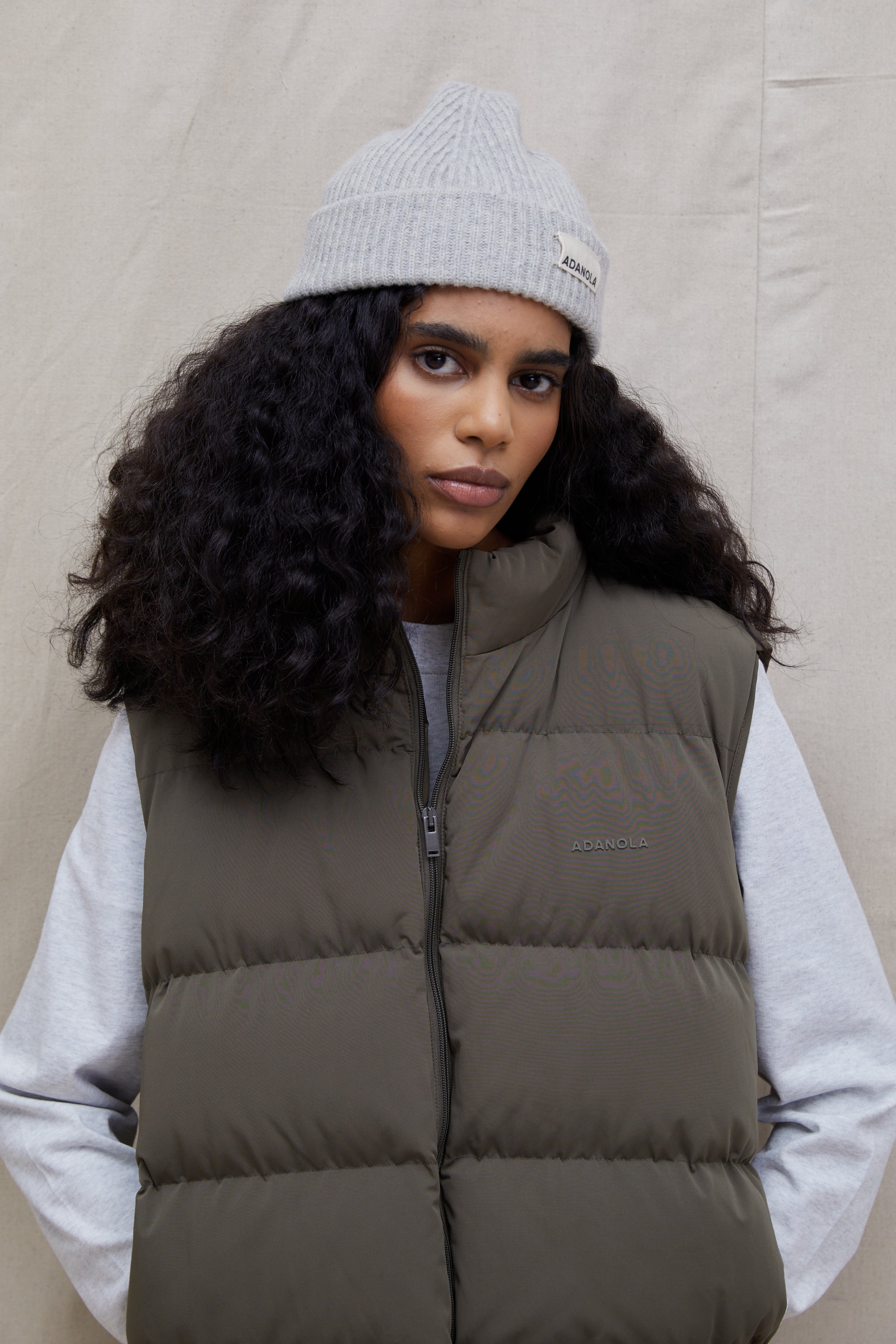Padded Oversized Gilet in Green - Warm Winter Vest for Women | Perfect for Outdoor Activities, Casual Wear & Layering