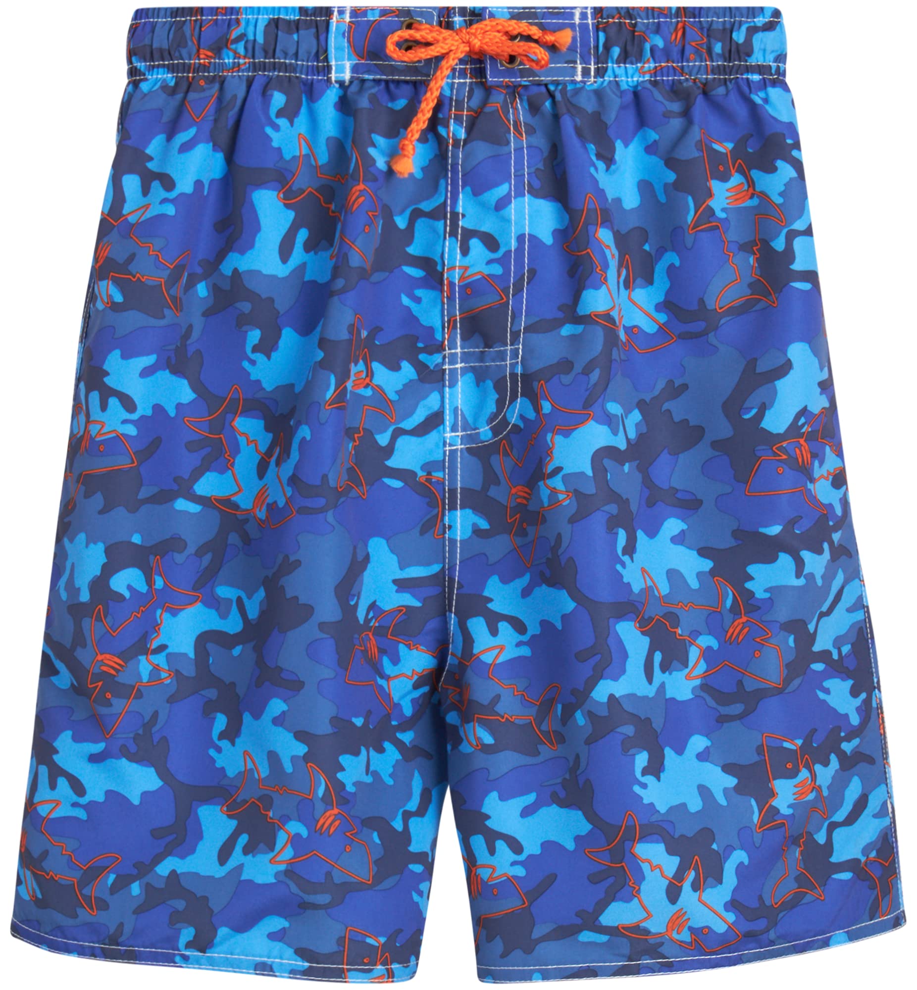 Quad Seven Boys' Swim Trunks - Quick Dry Board Shorts for Swimming, Beach & Pool - Comfortable Bathing Suit for Kids (Size 8-18) - Perfect for Summer Vacations, Water Parks & Outdoor Activities