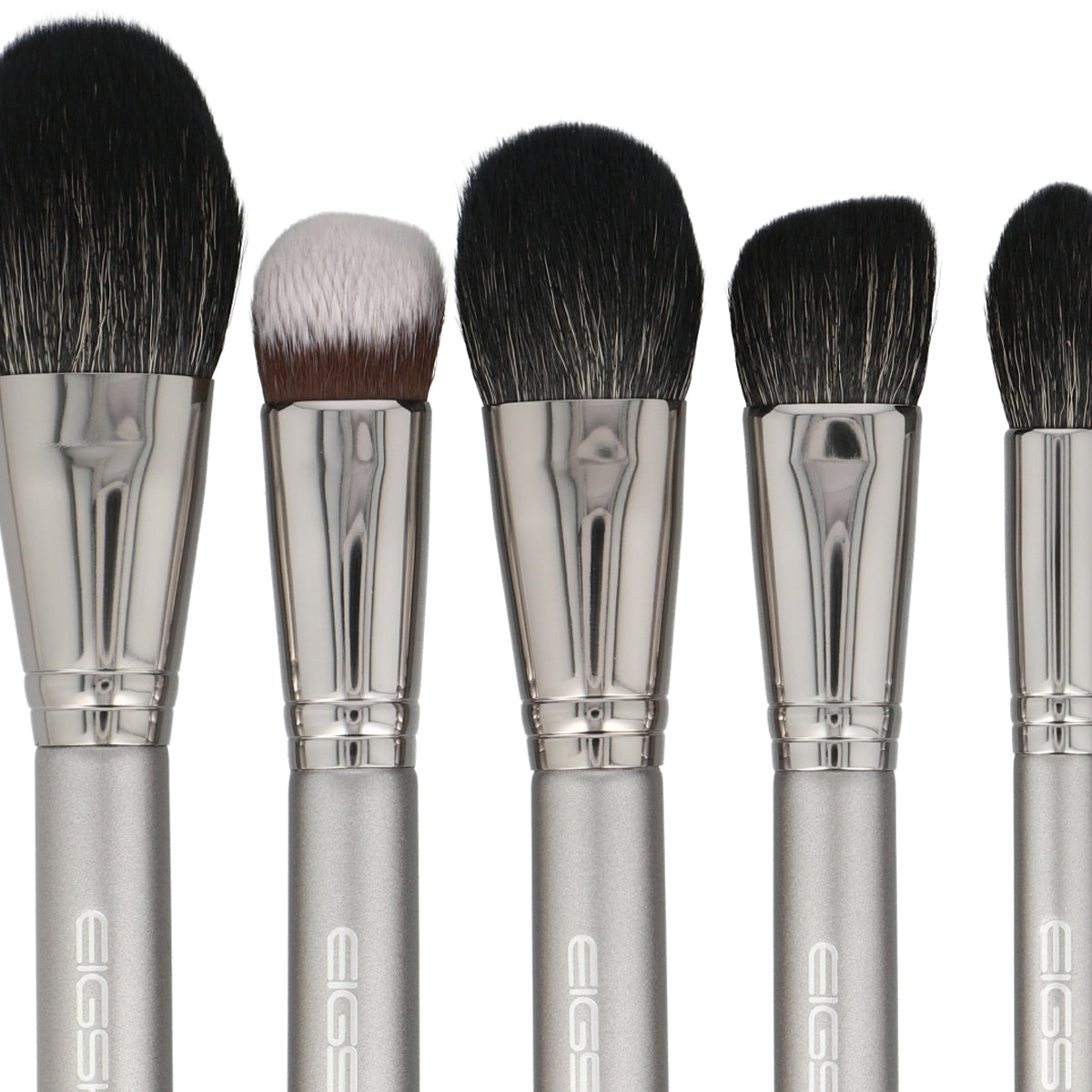 Magician Series Galaxy Silver Brush Kit - 18 Piece Professional Makeup Brush Set for Eyeshadow, Blending & Contouring | Perfect for Makeup Artists & Beginners