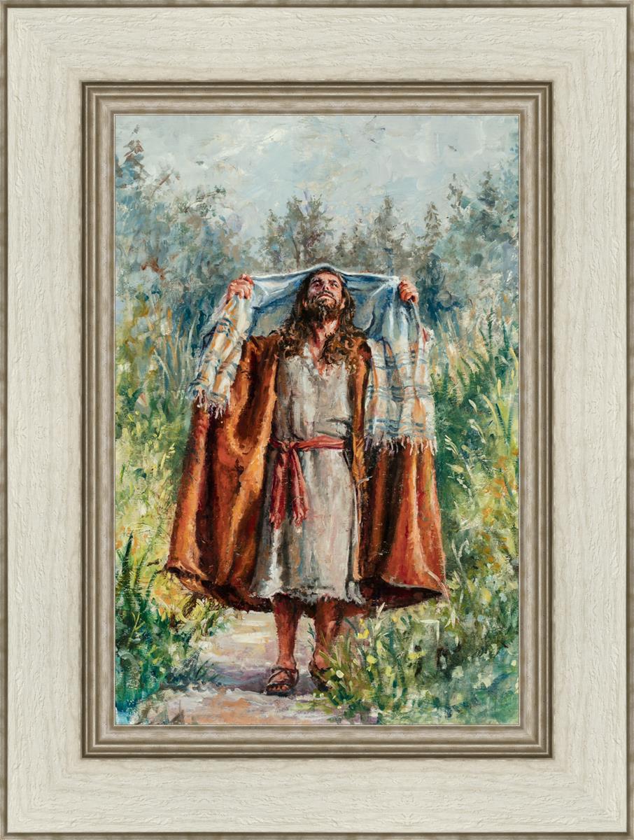Jesus in the Wilderness - Religious Wall Art for Home & Church Decor - Inspirational Christian Gift for Prayer & Meditation Spaces