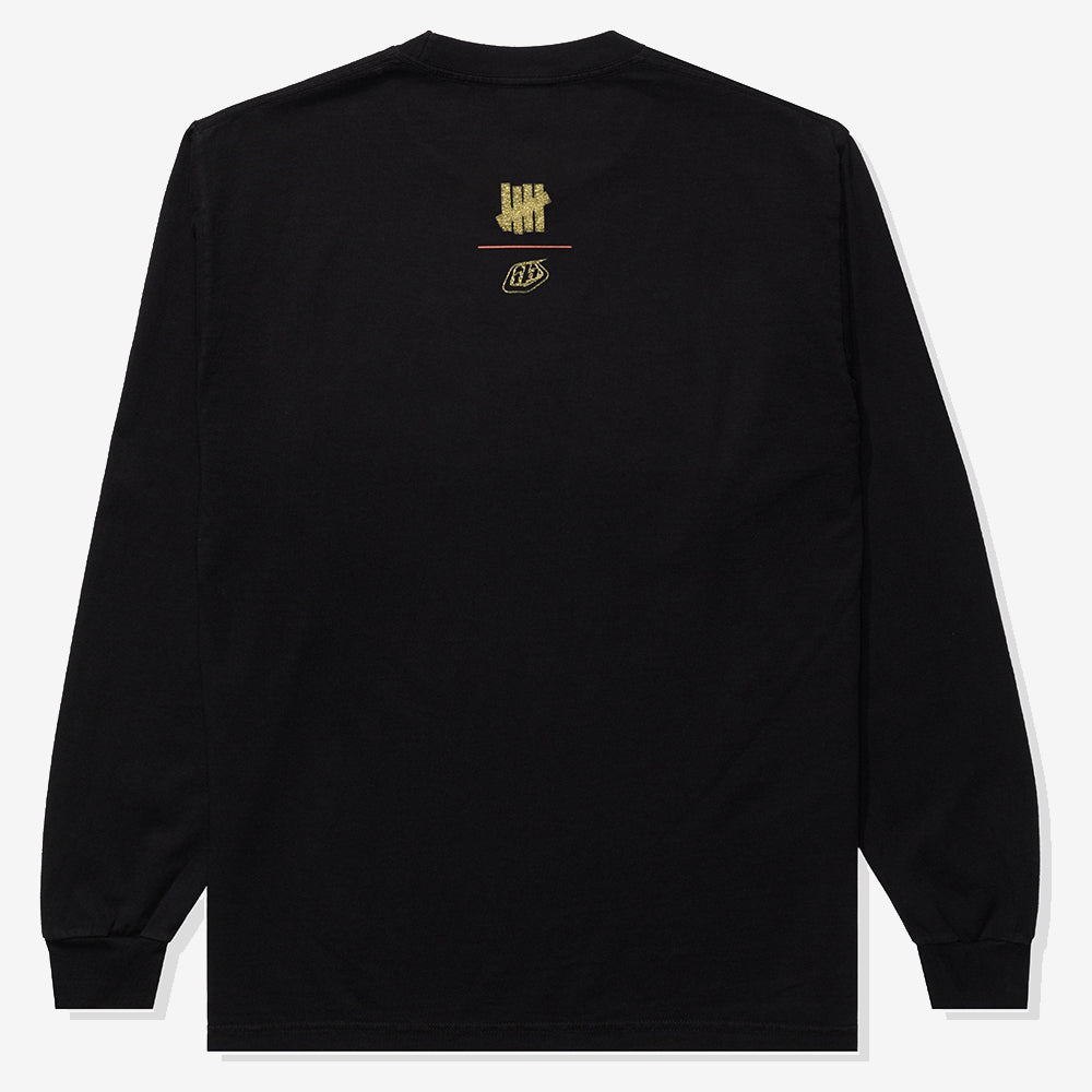 Undefeated X Troy Lee Designs Black Long Sleeve T-Shirt for Men - Streetwear Fashion & Urban Lifestyle