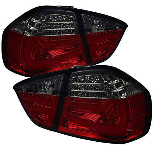 Chrome Housing Red/Smoke Lens