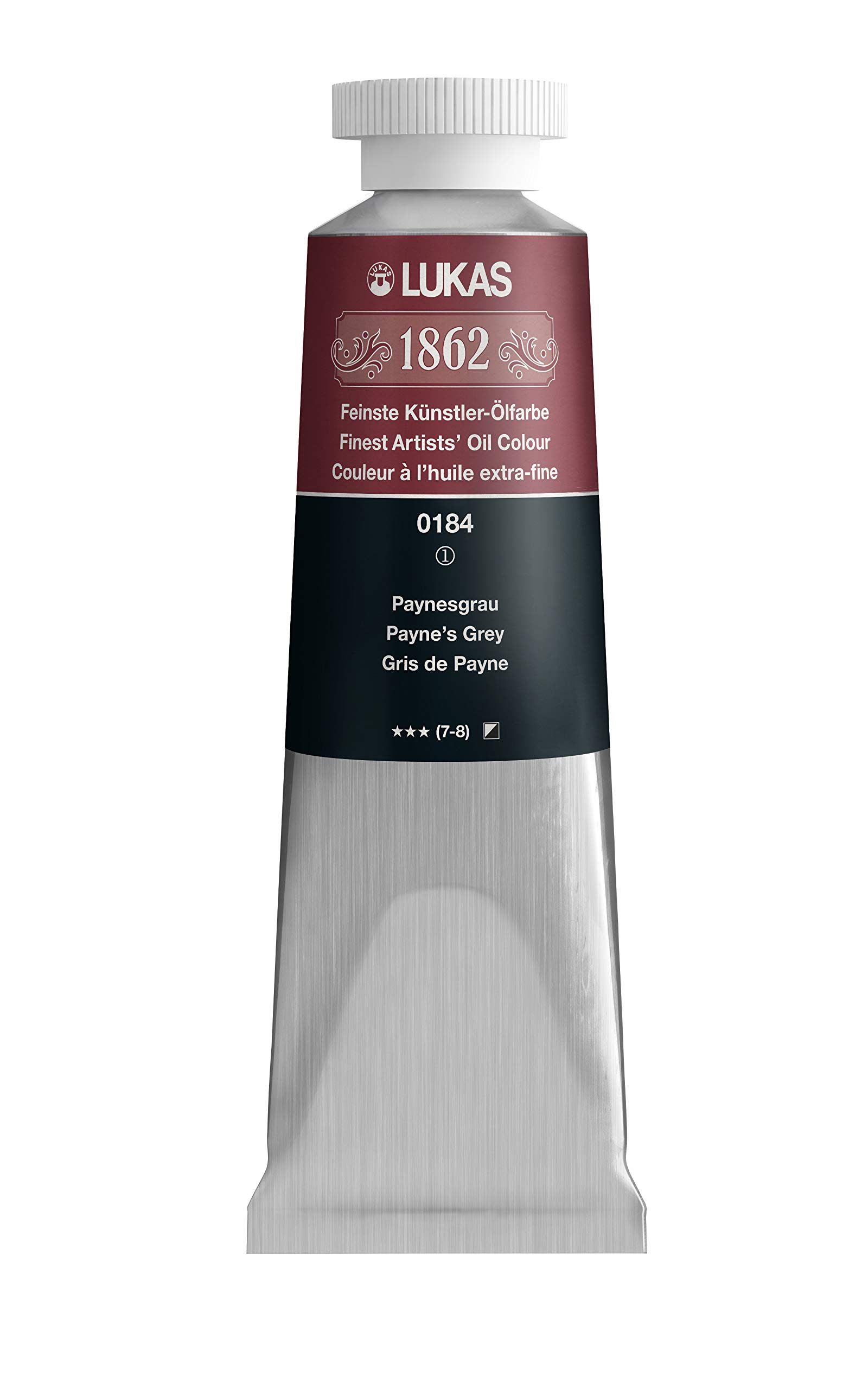 1862 OIL Paynes Gray - Premium Artist Oil Paint for Professional Painting & Fine Art - Perfect for Canvas, Portraits & Landscape Artwork