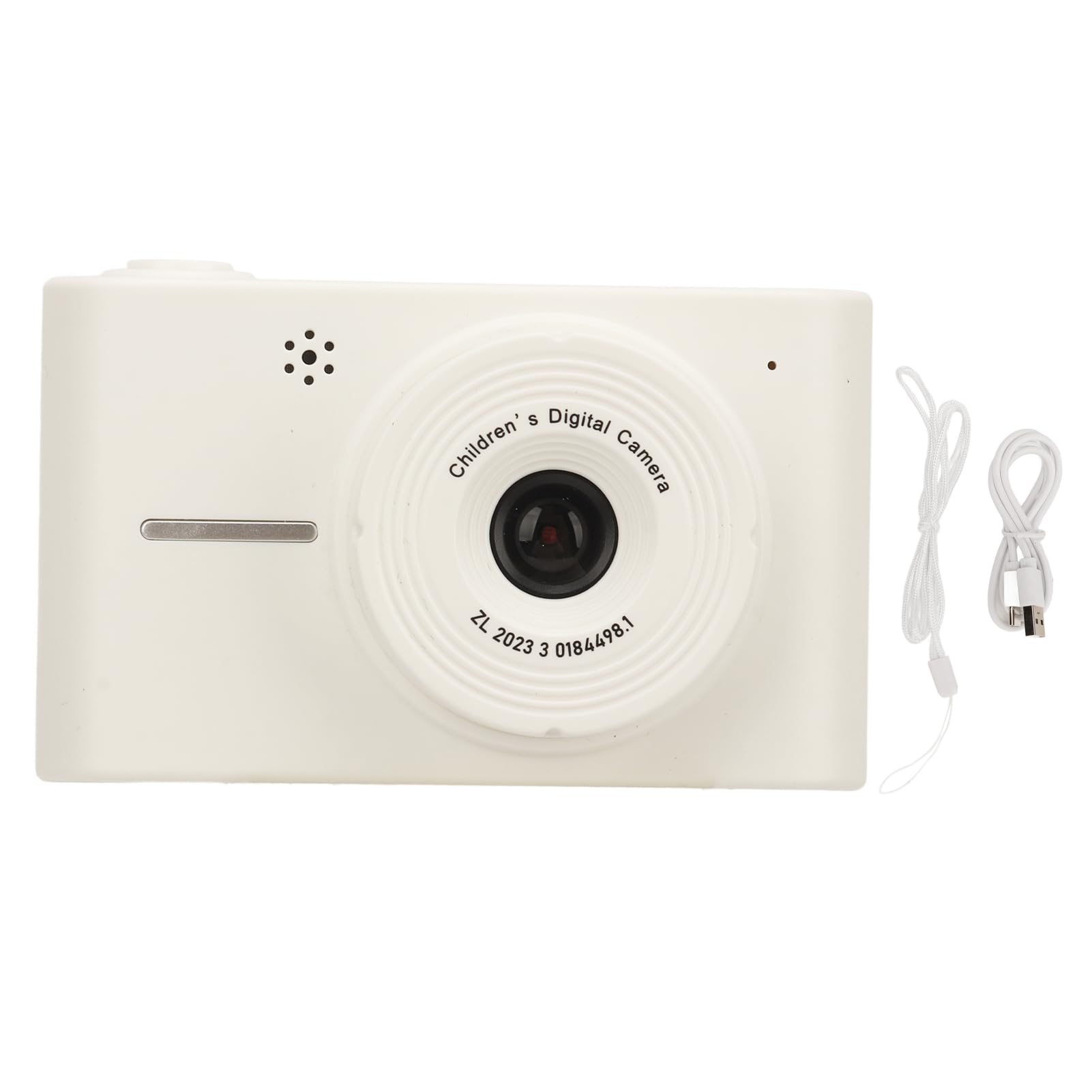 1080P HD Digital Camera with Autofocus, 40MP Resolution & 8X Zoom - Perfect for Travel, Vlogging, and Everyday Photography (White)