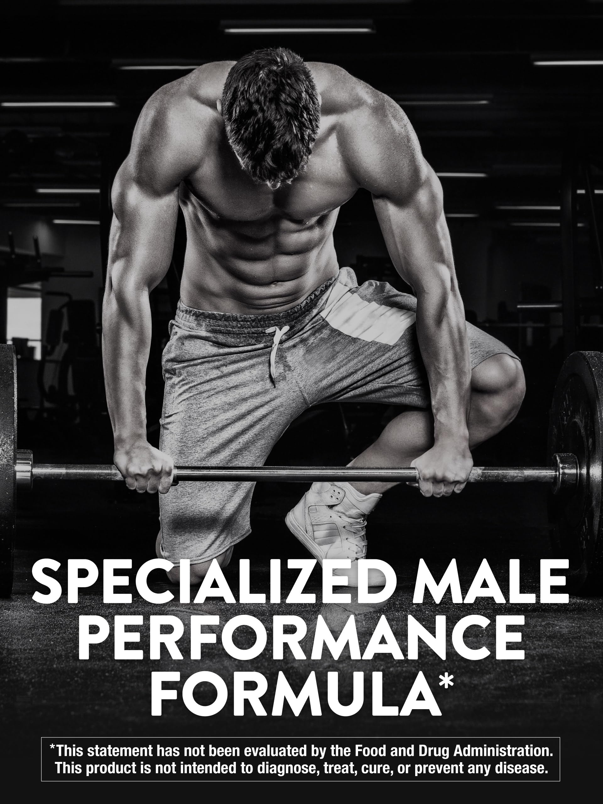 Nature's Truth Testosterone Booster for Men - 60 Softgels | Non-GMO, Gluten Free Supplement | Supports Energy, Muscle Growth & Vitality | Ideal for Fitness, Workout & Active Lifestyle