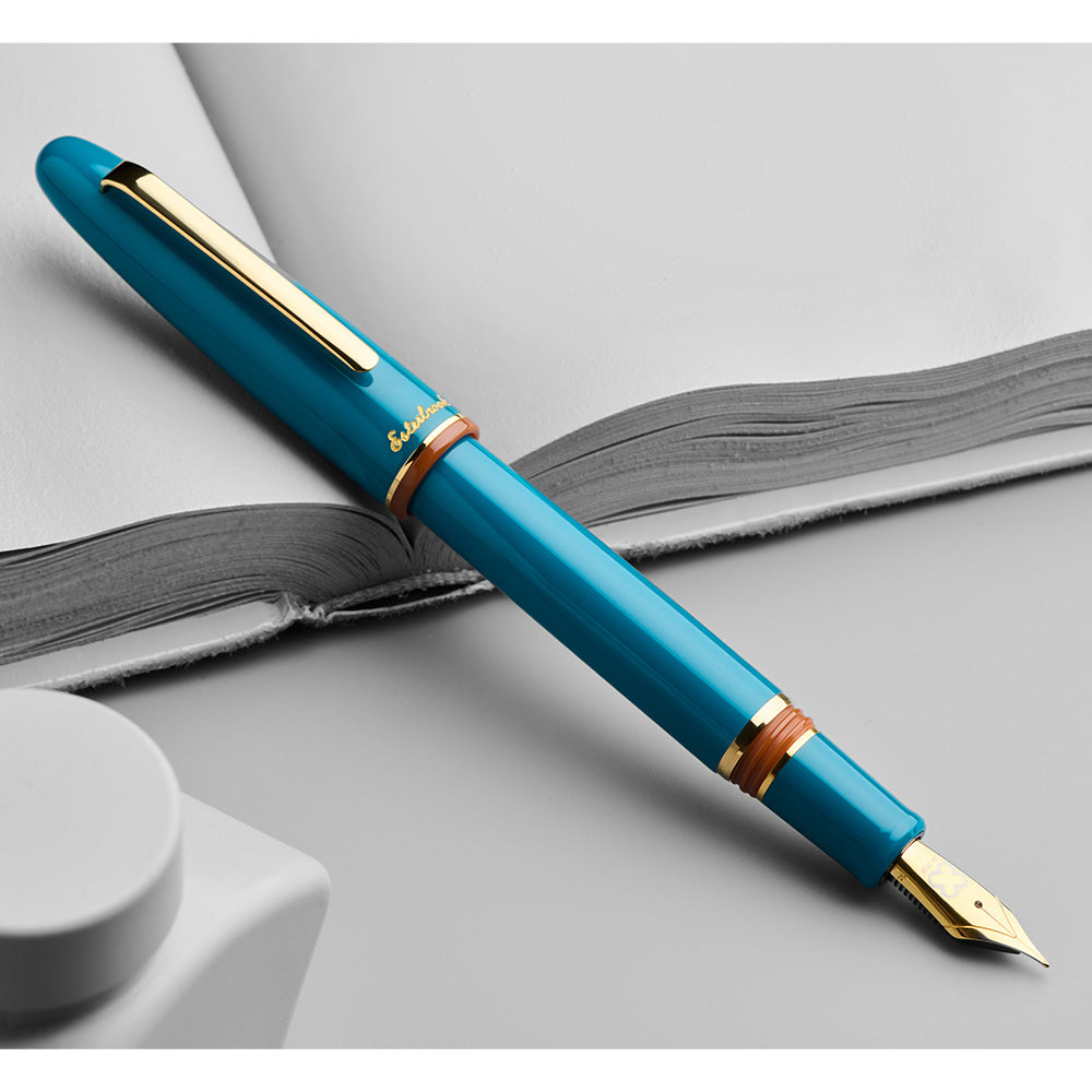Esterbrook Estie Back to the Land Fountain Pen - Funky Lake Design - Premium Writing Instrument for Calligraphy, Journaling & Gift Giving - Perfect for Office, School & Creative Writing