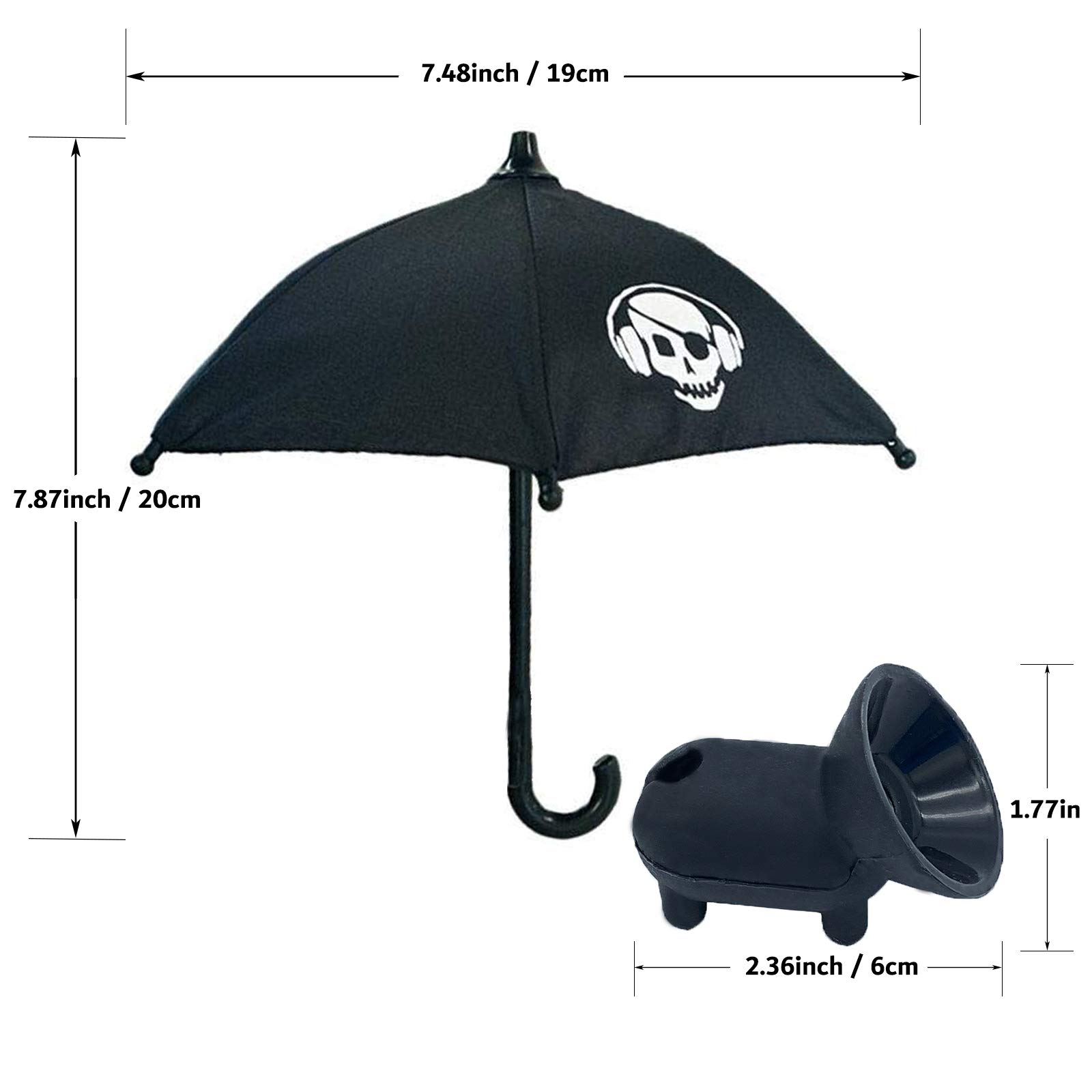 Universal Adjustable Phone Umbrella with Suction Cup Stand - Sun Shade Cover for Outdoor Smartphone Protection | Perfect for Beach, Poolside, and Summer Activities