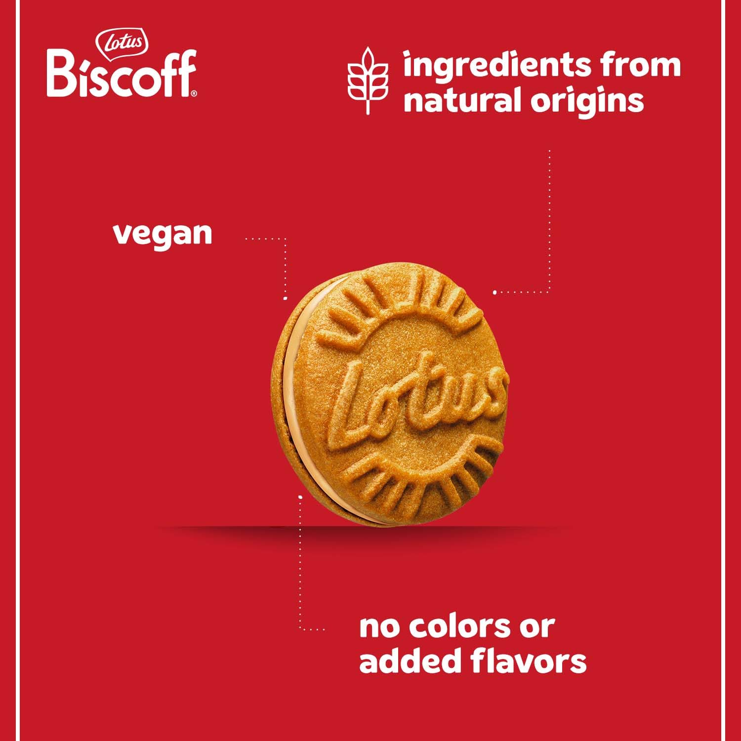 Lotus Biscoff Sandwich Cookies with Biscoff Cream - 15 Cookies per Pack, 5.29 Ounce (Pack of 9) | Perfect for Snacking, Coffee Pairing & Gift Giving