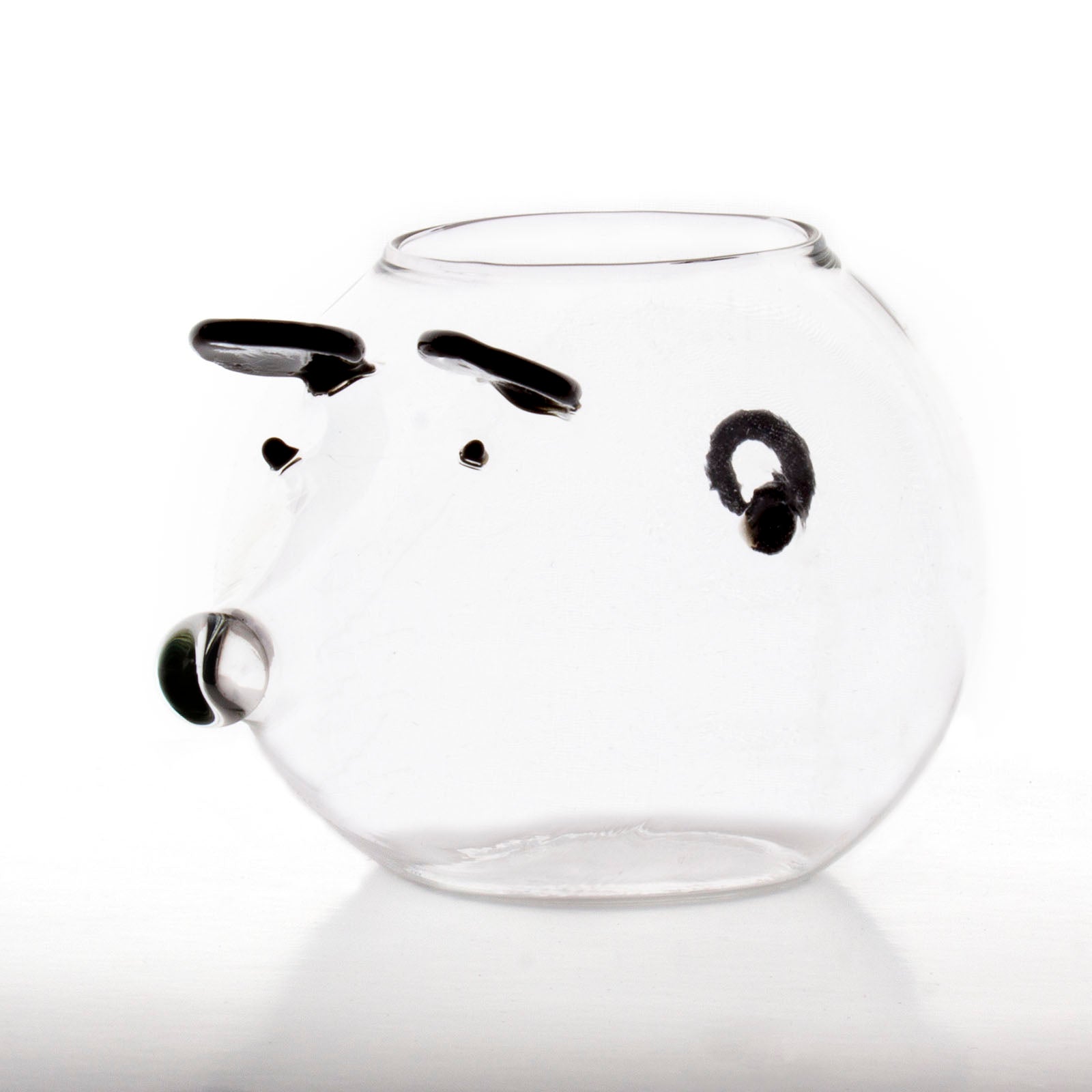 BarConic® 13 oz Glass Mouse Mug - Perfect for Coffee, Tea & Hot Chocolate - Ideal for Office, Home & Gifting