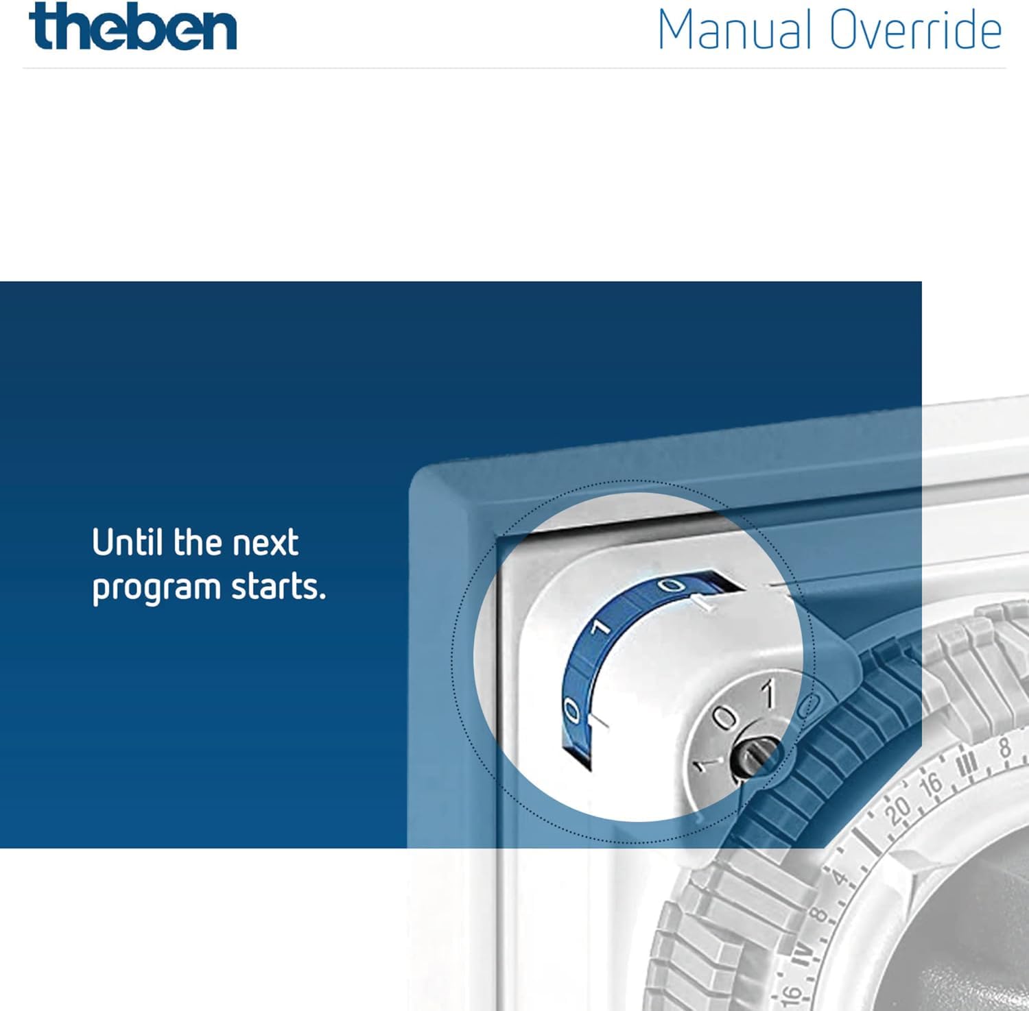 Theben 0260030 theben-Timer 26 - Analog Timer Switch, Outlet Timer, Programmable Plug, White, Up to 400W LED Switching Capacity (3-Pack) - Perfect for Home Automation, Energy Saving & Holiday Lighting Control