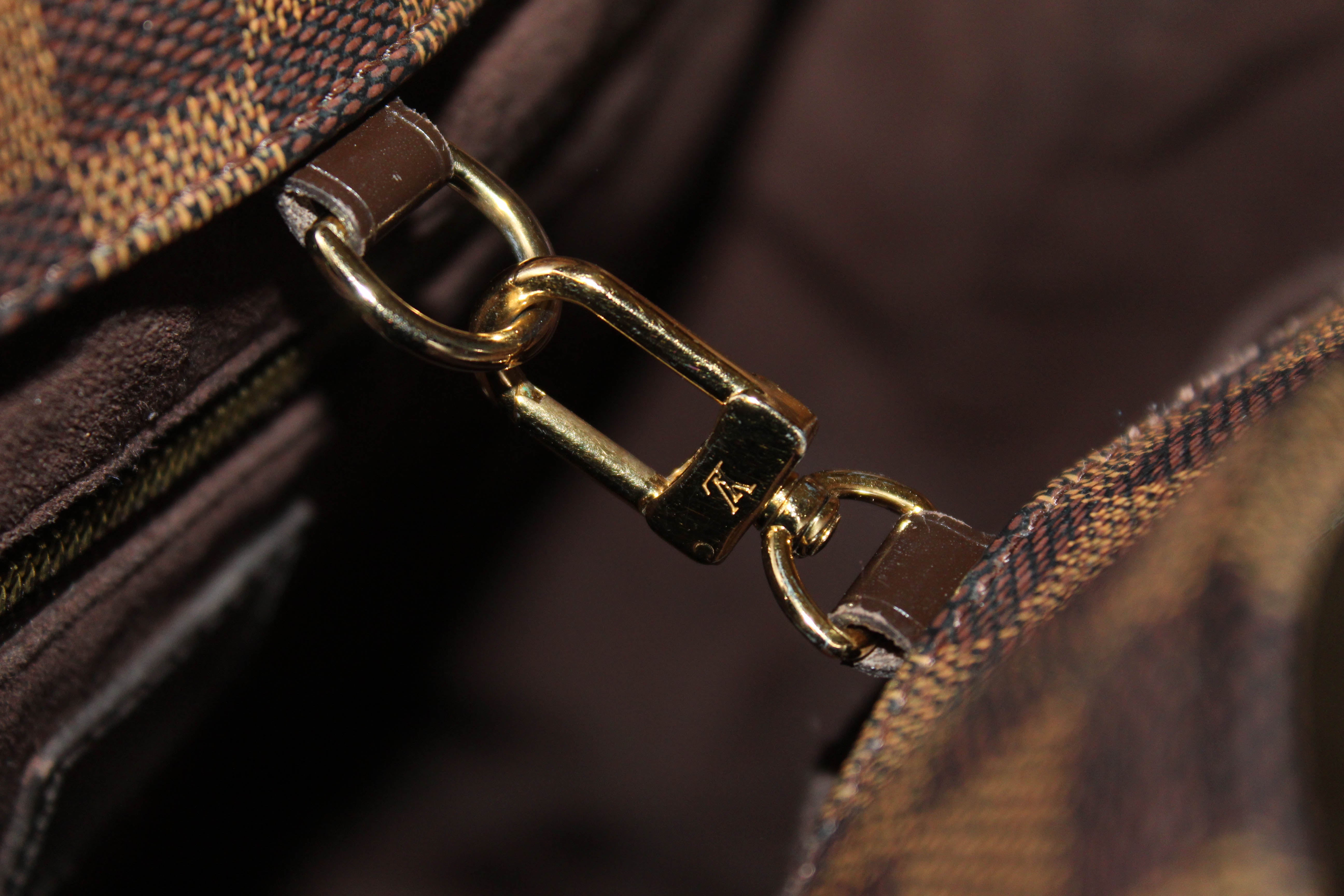 Authentic Louis Vuitton Damier Ebene Marylebone PM Shoulder Bag for Women - Luxury Designer Handbag with Crossbody Strap, Perfect for Work, Travel & Everyday Use