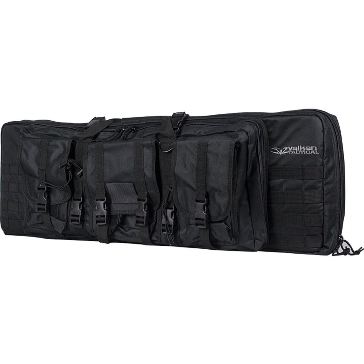 Valken Double Rifle Gun Case - Durable Tactical Rifle Storage for Hunting & Shooting Range - Perfect for Airsoft, Paintball & Firearm Transport