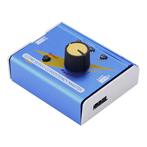 3 Modes Motor Servo Tester - DC 4.8-6V ESC Speed Controller & Consistency Checker - Lightweight Aluminum Alloy for RC Helicopter, Boat, Car - Perfect for Hobbyists and DIY RC Projects