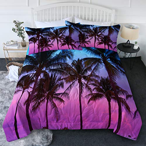 Palm Trees - Purple Blue