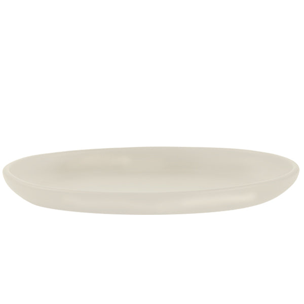 Elegant Oval Serving Platter - Matte White Ceramic Tray for Appetizers, Cheese & Charcuterie | Perfect for Dinner Parties, Weddings & Holiday Entertaining