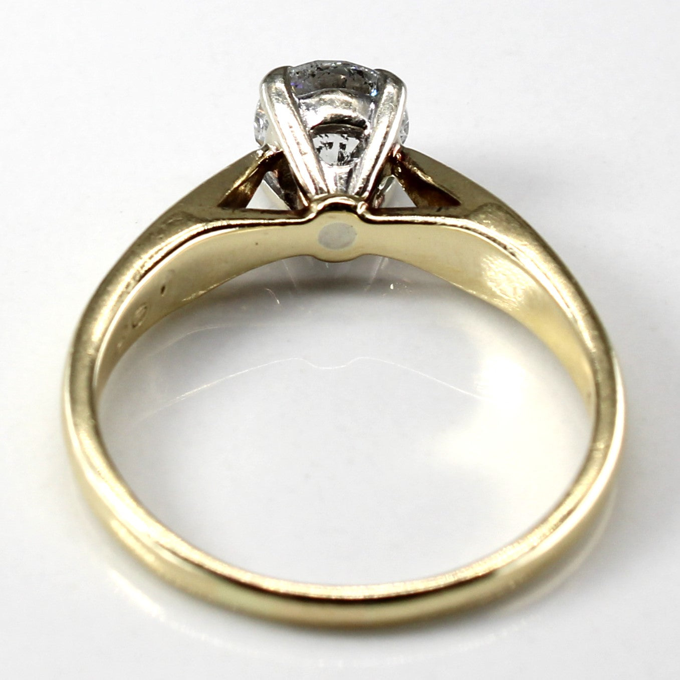 0.96ct I2 E Four Prong Solitaire Diamond Ring - Size 8 | Elegant Engagement & Wedding Band for Women | Perfect for Proposals, Anniversaries & Special Occasions