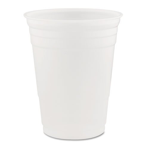 DART P16 16 oz Translucent Plastic Cold Cups - Case of 1,000 - Disposable Party Cups for Beverages, Smoothies, Iced Coffee - Perfect for Restaurants, Cafes, Events & Outdoor Gatherings