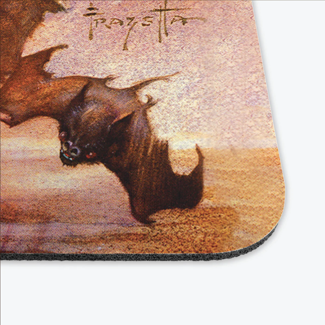 Vampire-Themed Gaming Mouse Pad - Non-Slip Rubber Base, Large Size for PC & Laptop - Perfect for Gamers, Office Work & Home Use